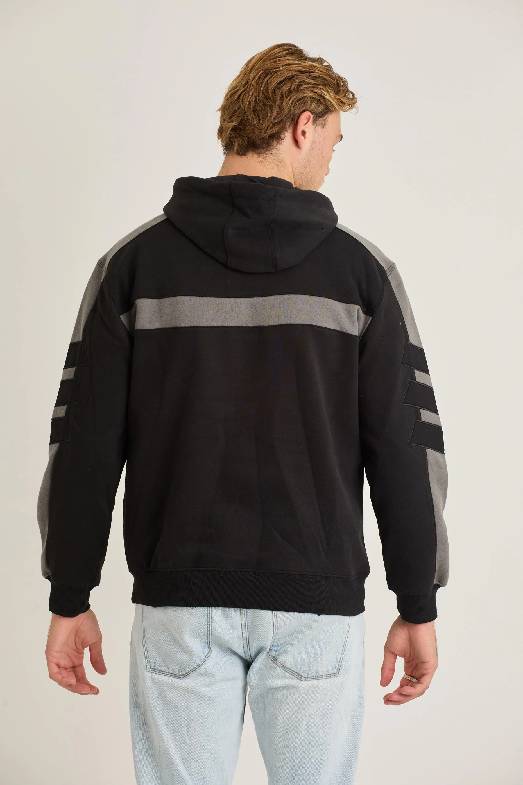 Jetpilot Align 1/4 Zip Hoodie - Black - Image 3