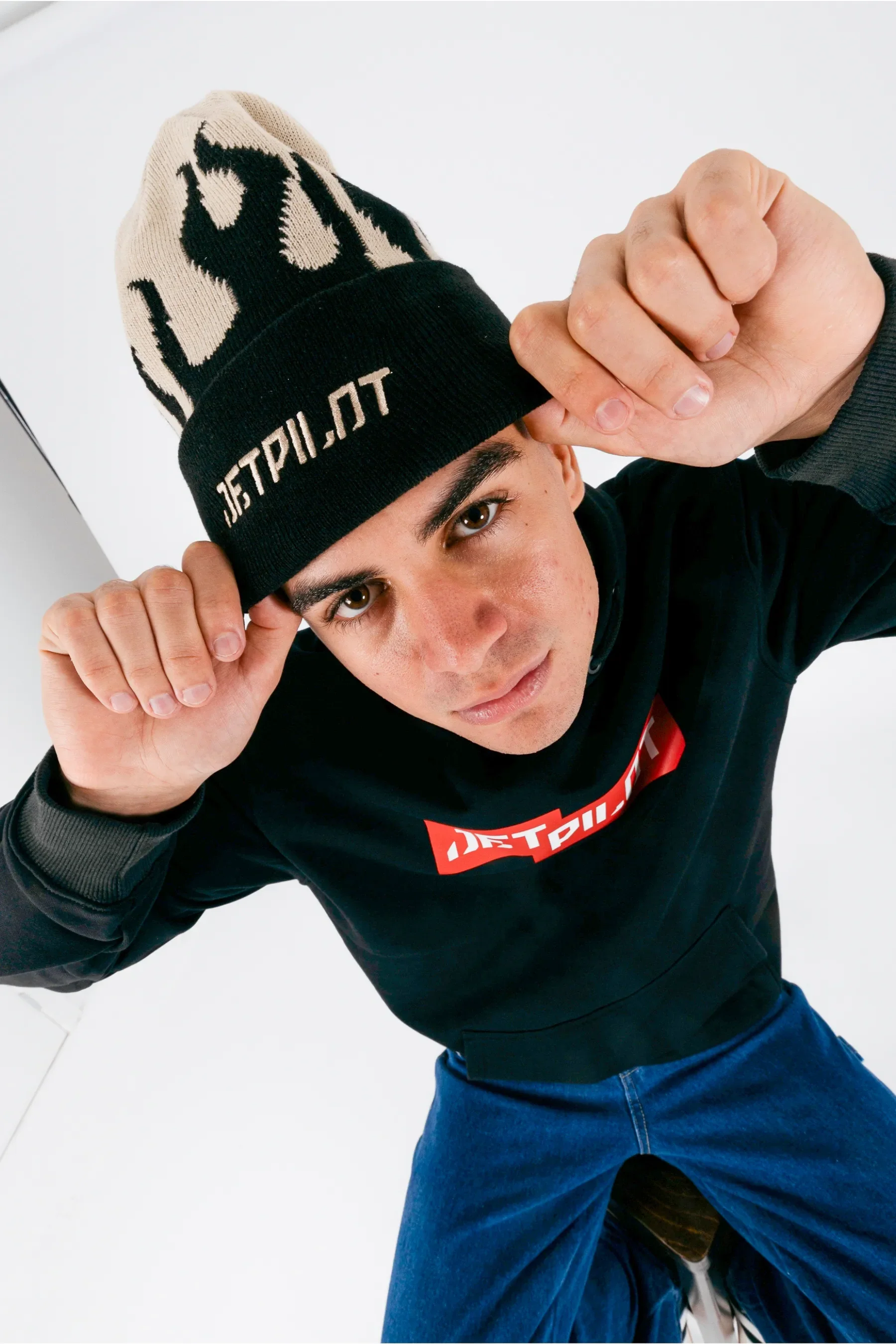 Jetpilot Combined Beanie - Cement - Image 2