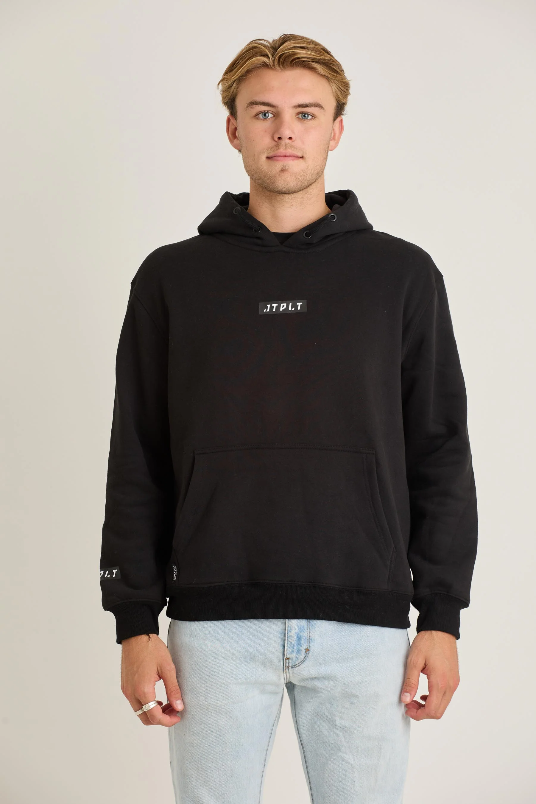 Jetpilot Corp Mens Pullover - Black - Image 2
