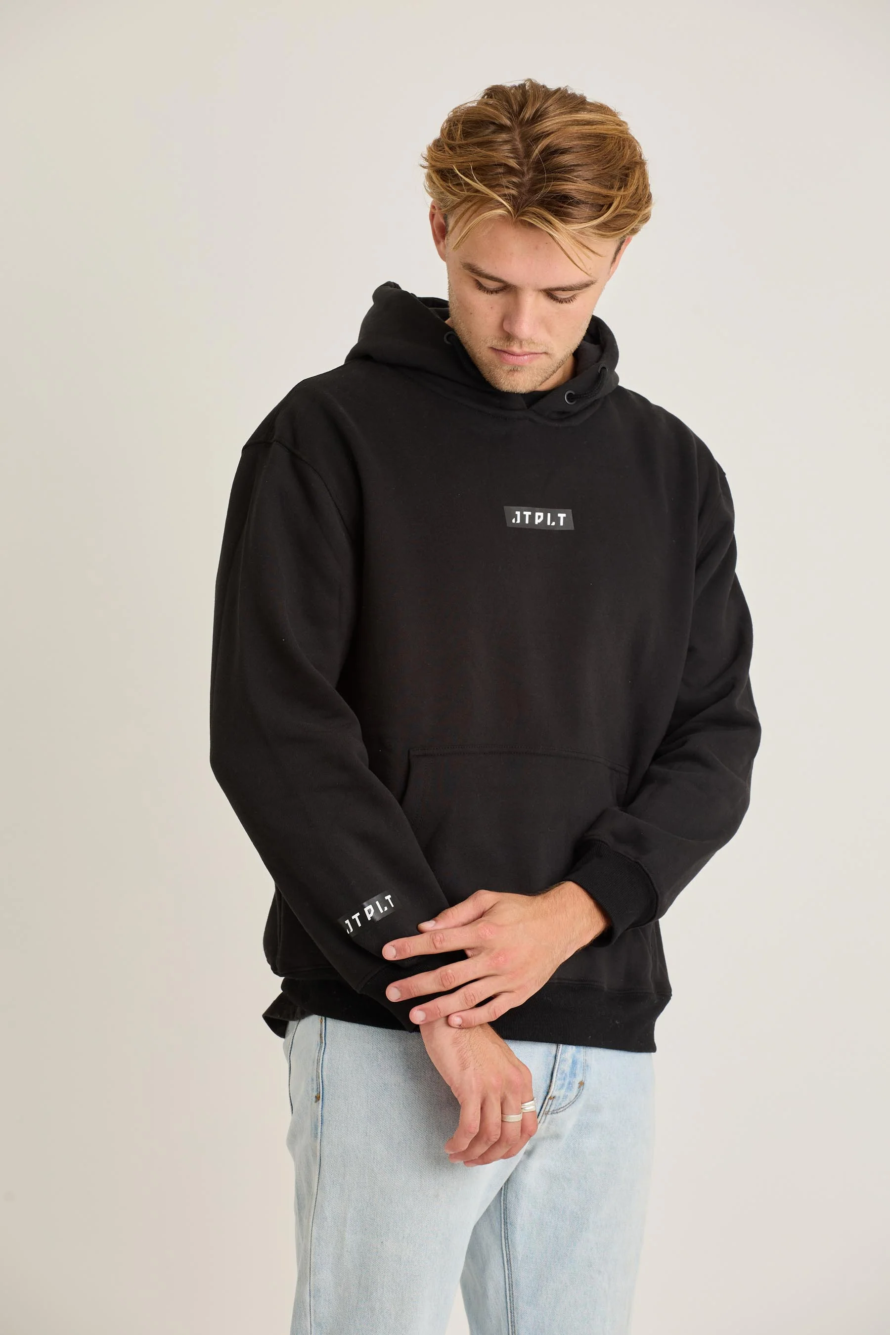 Jetpilot Corp Mens Pullover - Black - Image 6