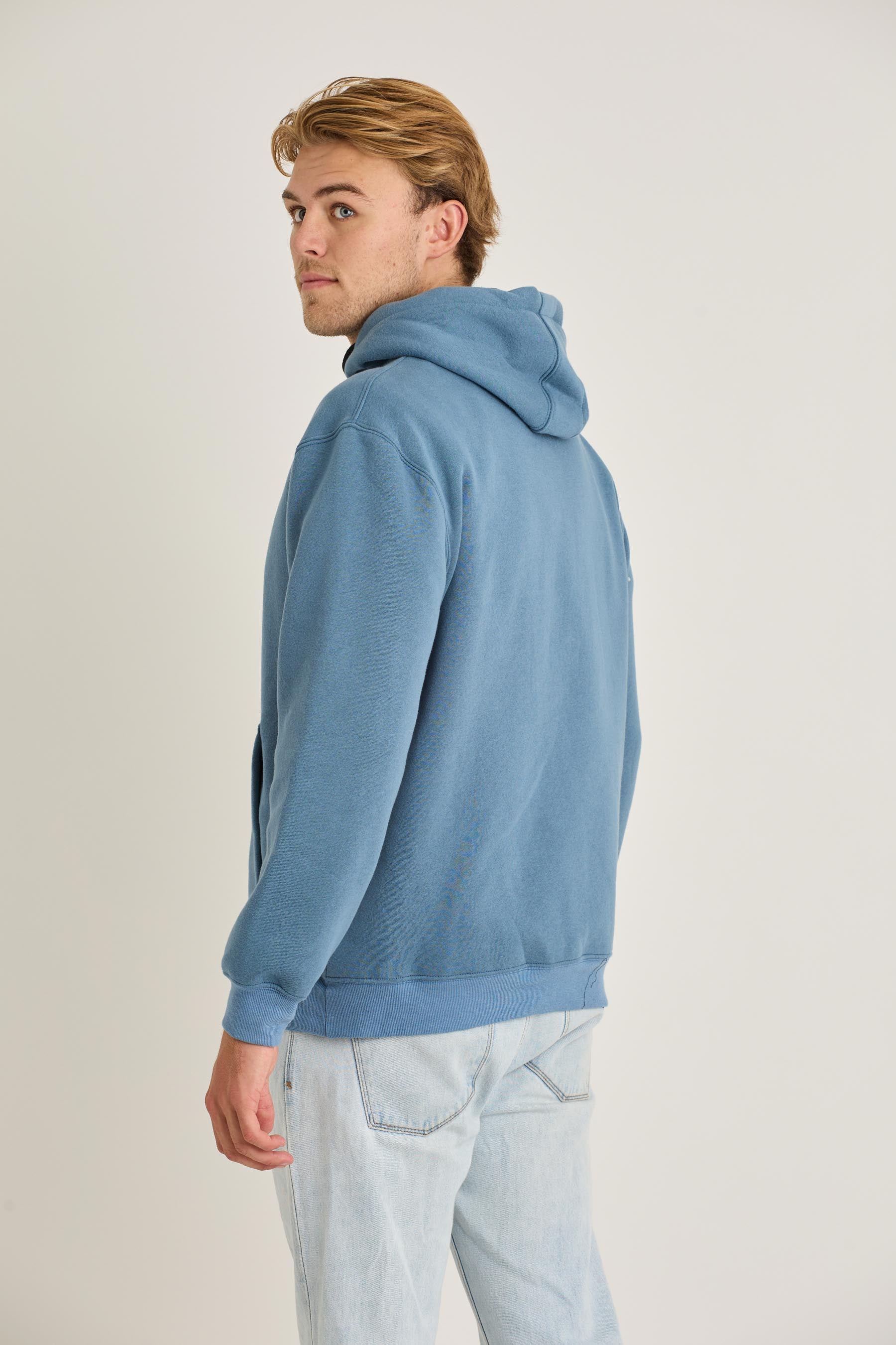 Jetpilot Corp Mens Pullover - Blue - Image 4