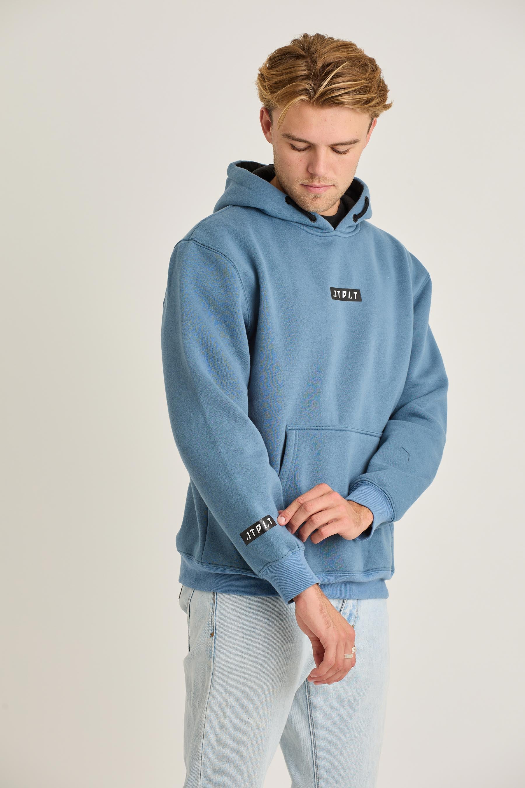 Jetpilot Corp Mens Pullover - Blue - Image 6
