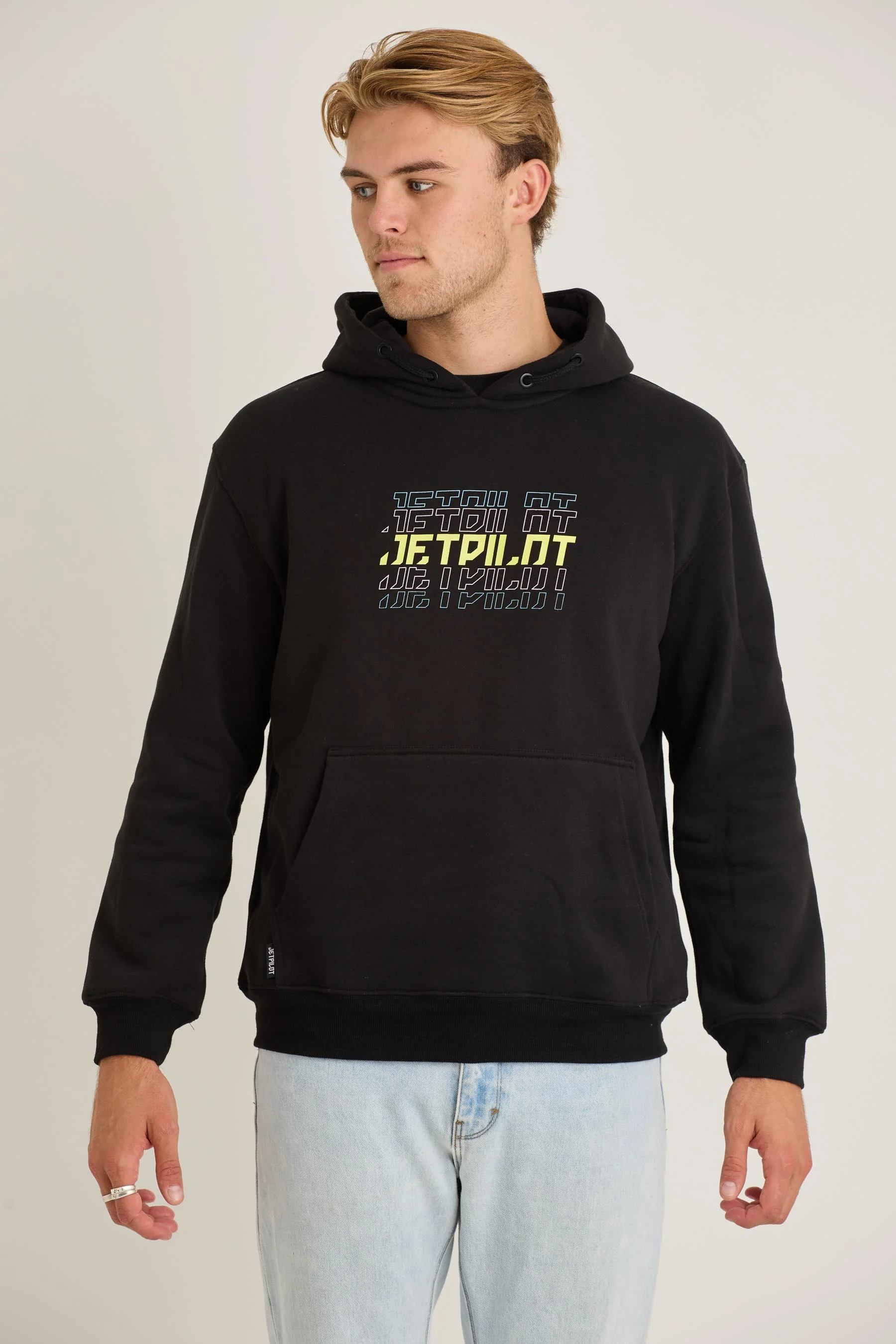 Jetpilot Devolve Mens Pullover - Black - Image 3