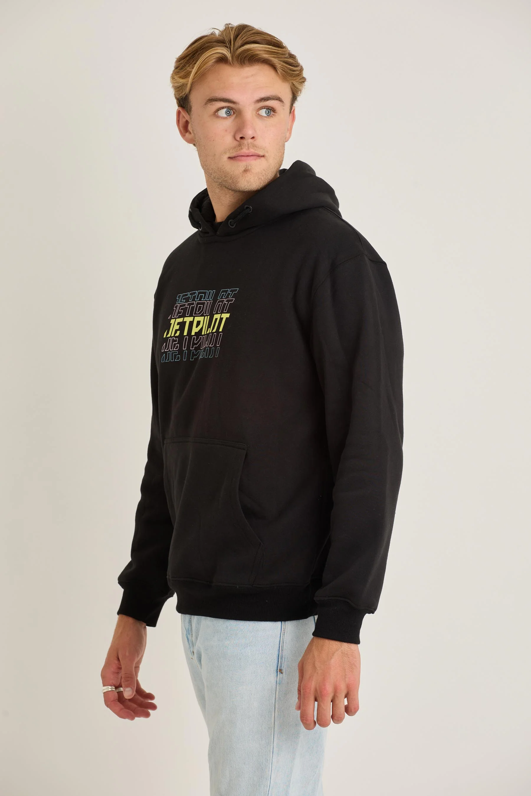 Jetpilot Devolve Mens Pullover - Black - Image 4