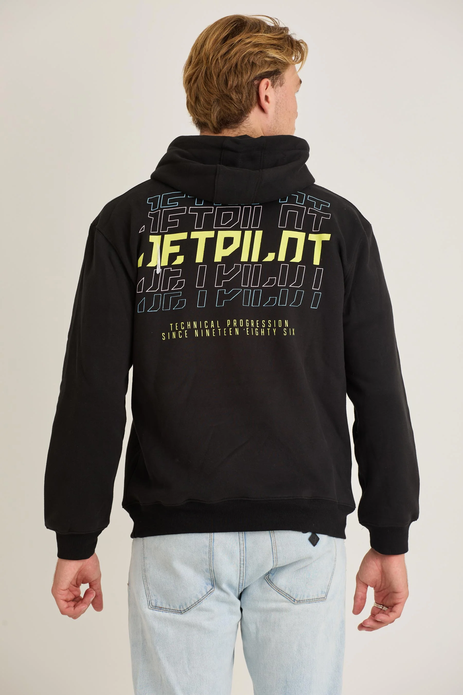 Jetpilot Devolve Mens Pullover - Black - Image 6