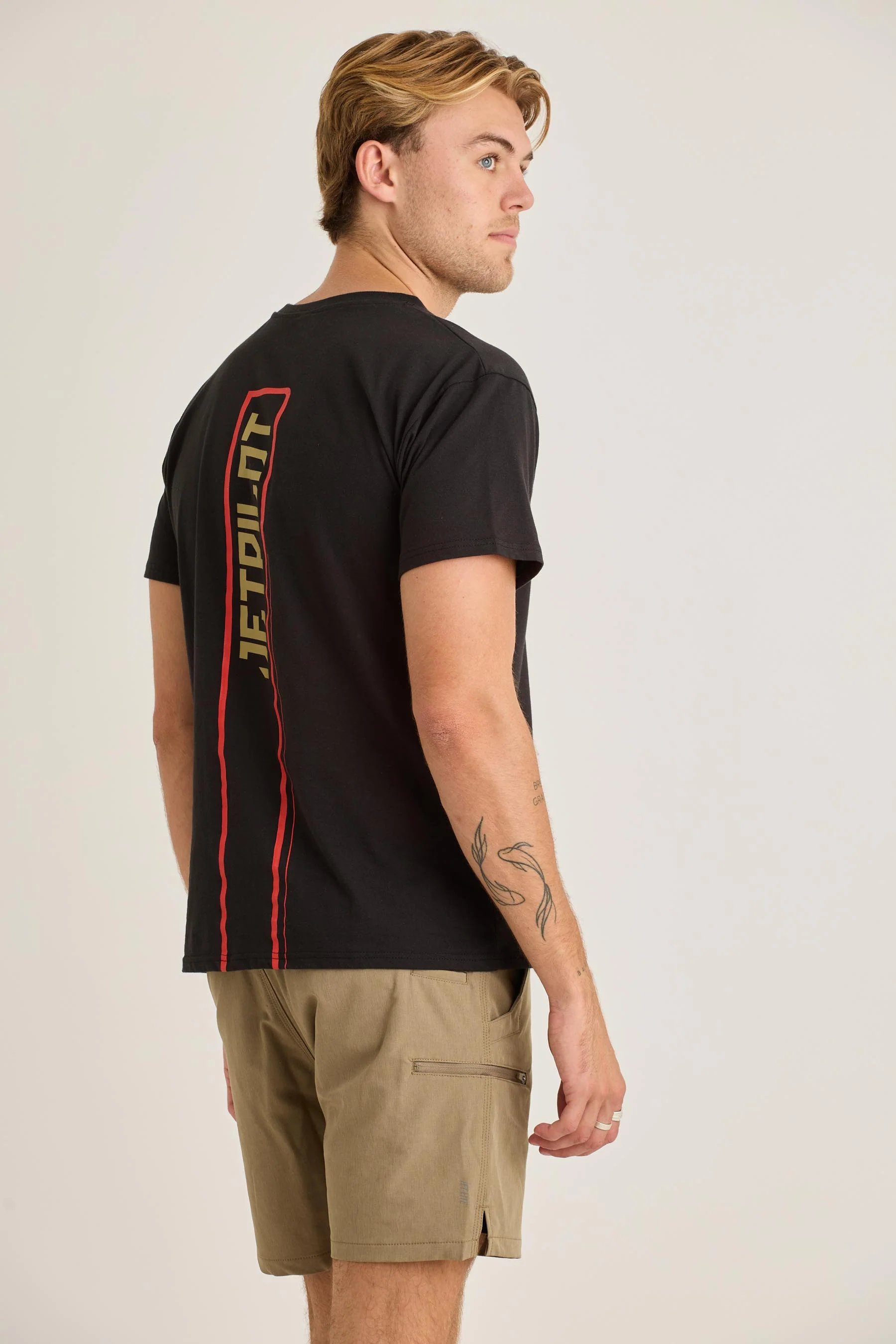 Jetpilot Elevate Mens Tee - Black - Image 5