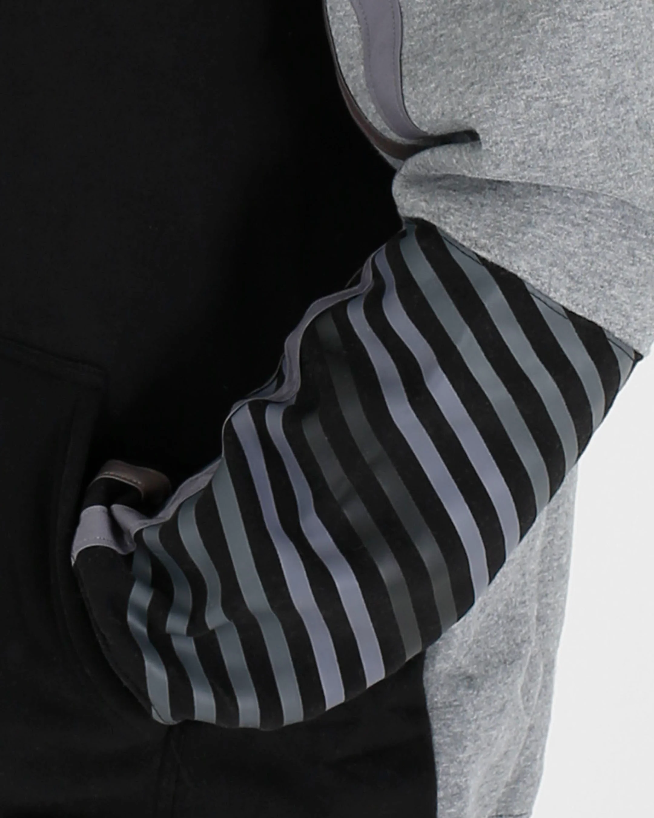 Jetpilot F4 Mens Pullover Hoodie - Charcoal/Black - Image 3