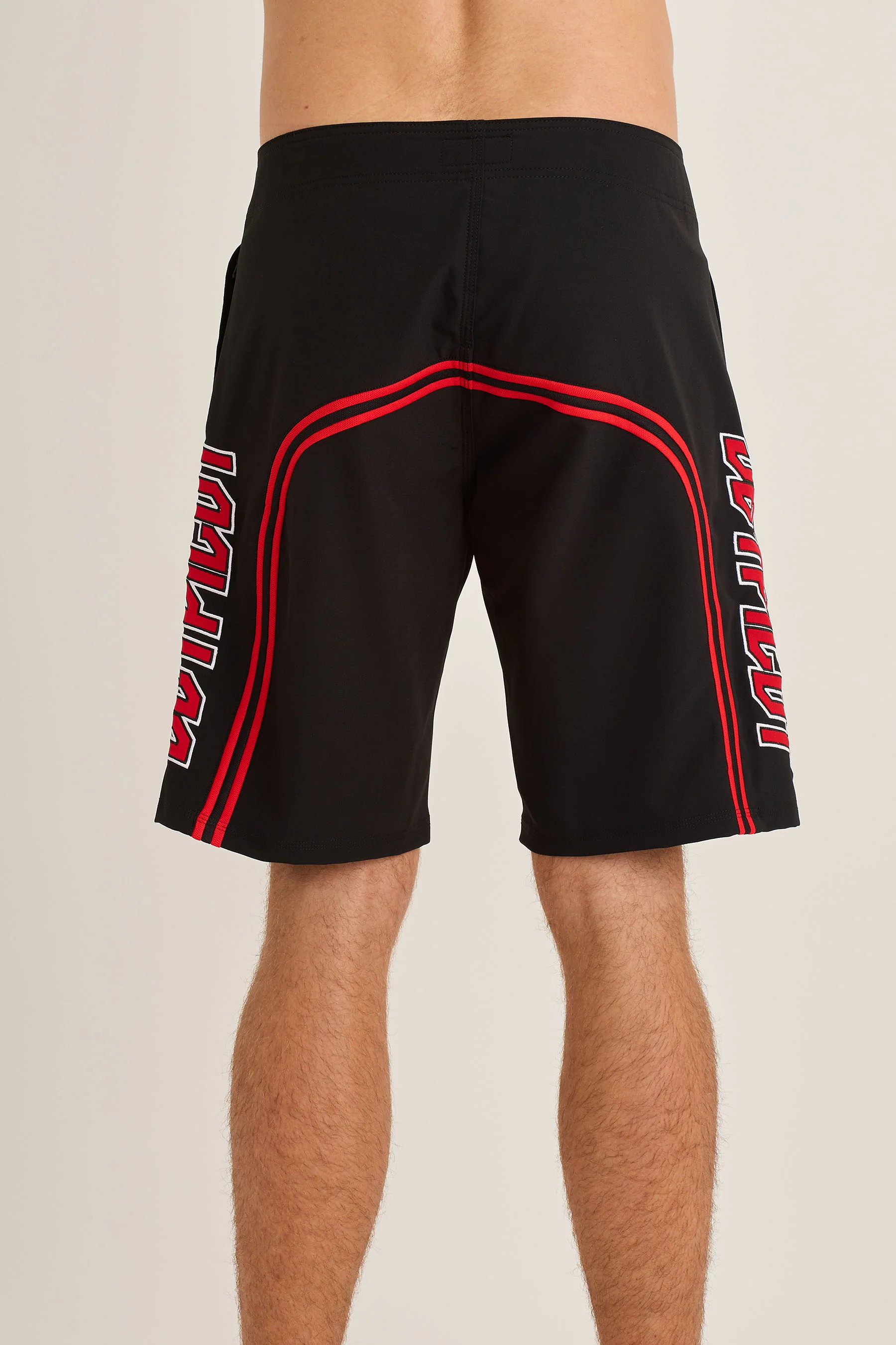 Jetpilot F5 Mens Boardshorts - Black/Red - Image 4