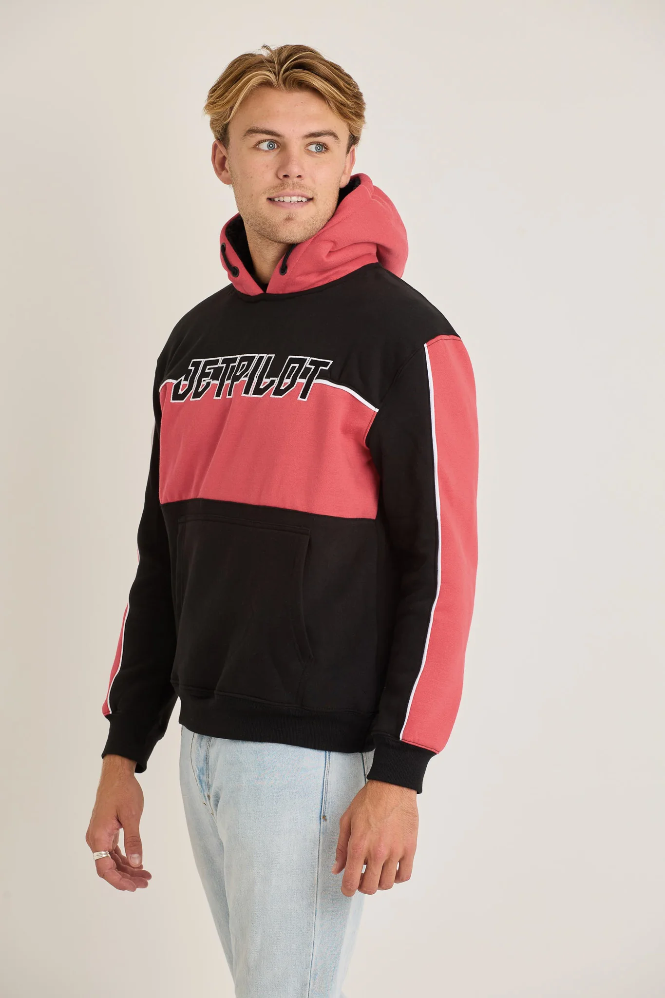 Jetpilot F5 Mens Pullover - Black/Red - Image 3