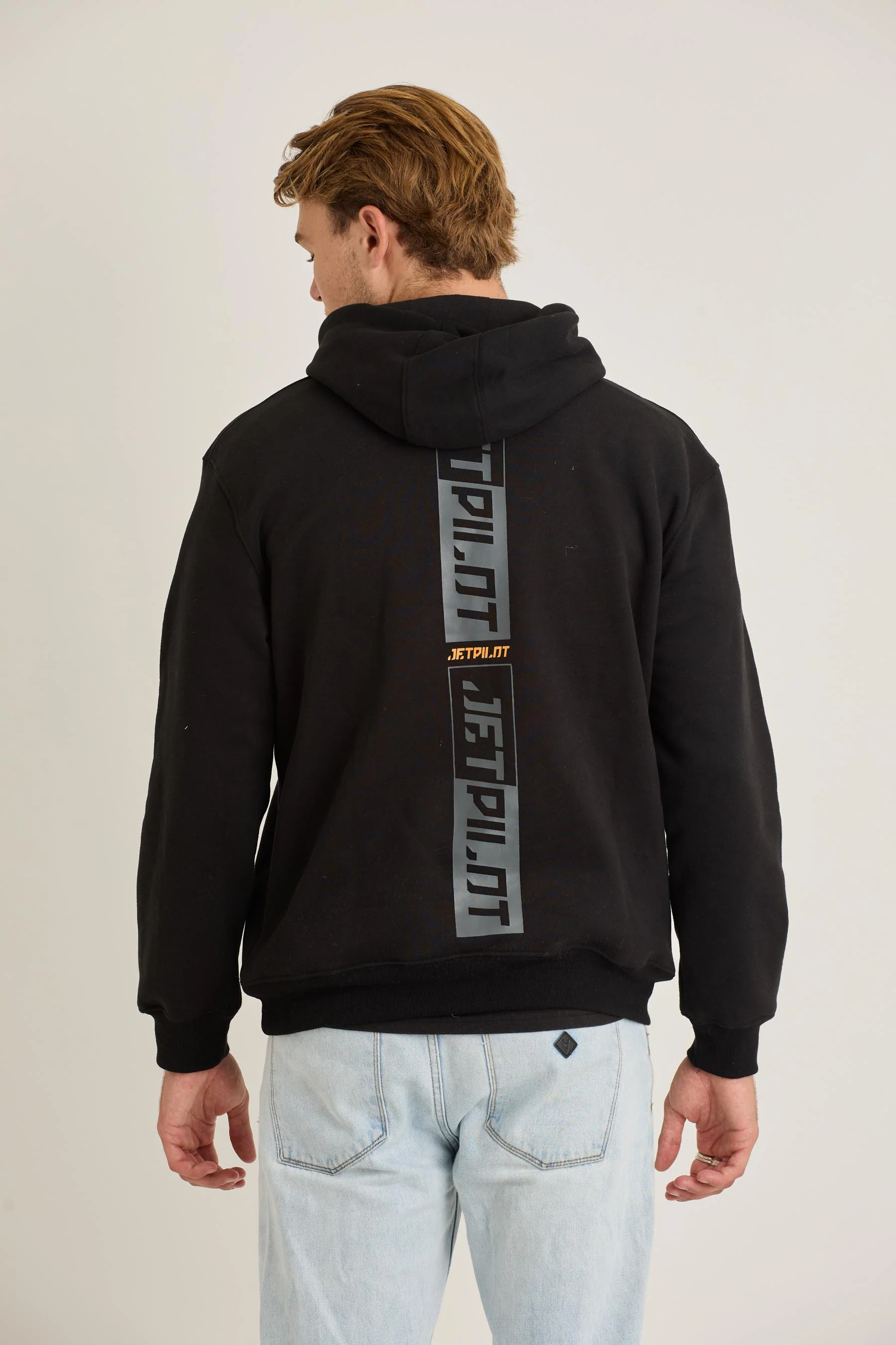 Jetpilot Freeride Mens Pullover - Black - Image 2