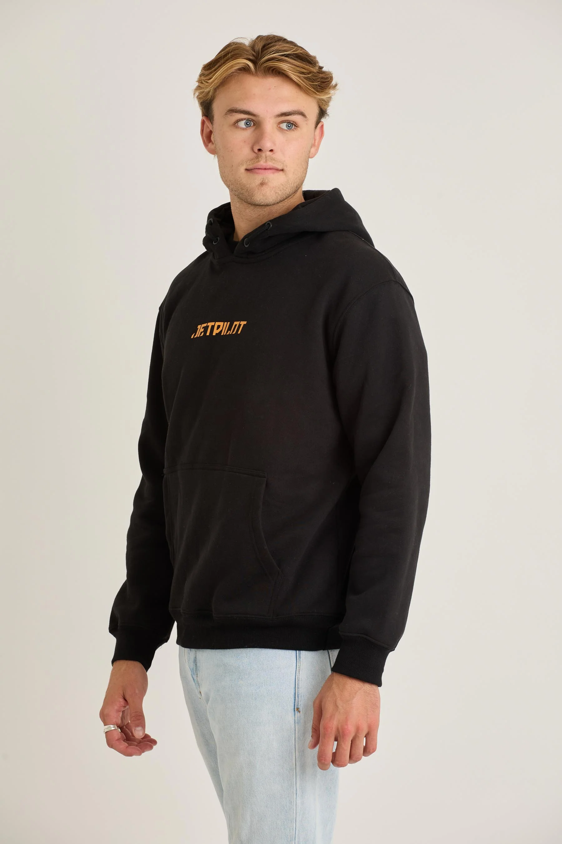 Jetpilot Freeride Mens Pullover - Black - Image 3
