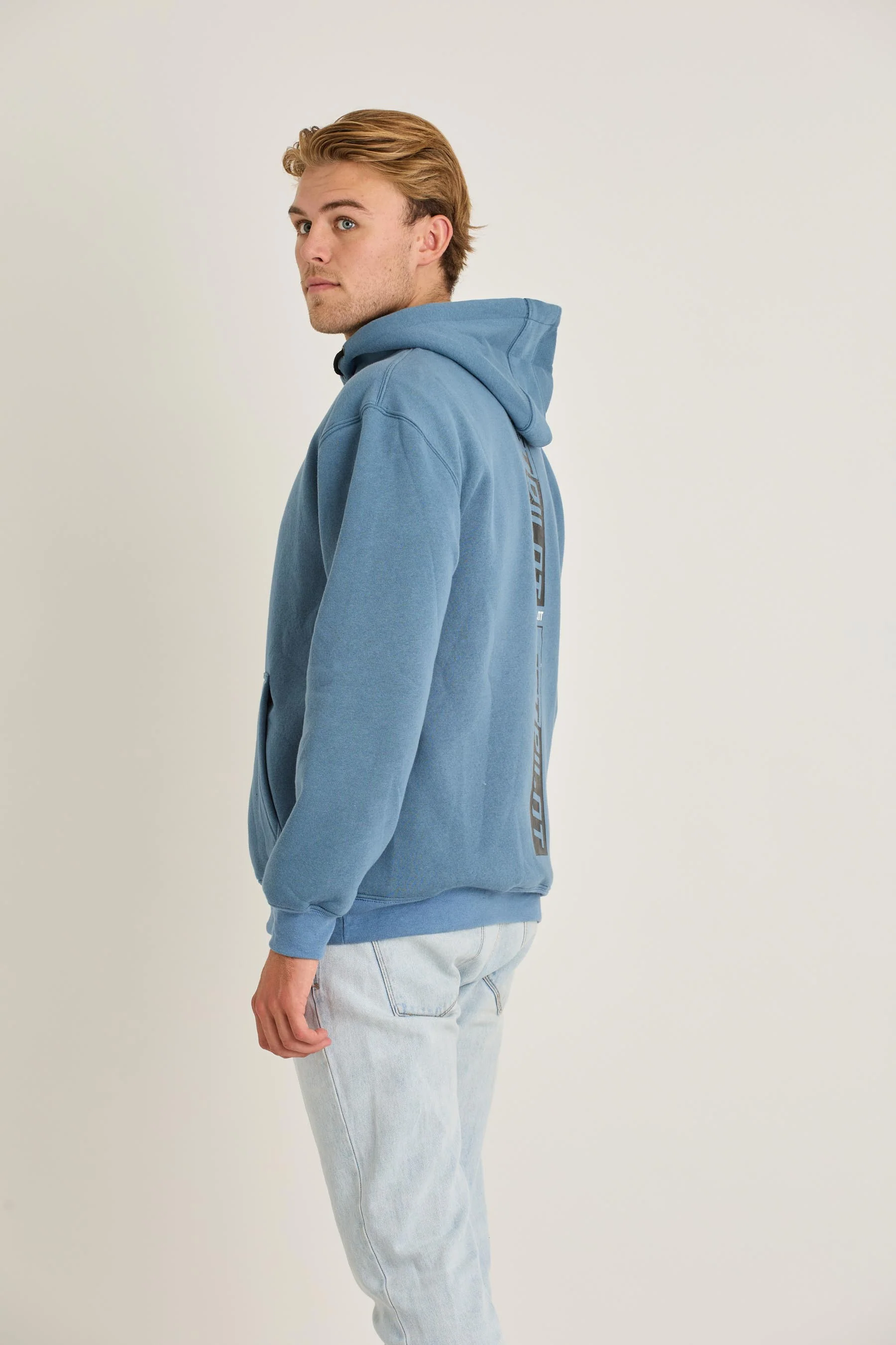 Jetpilot Freeride Mens Pullover - Blue - Image 3