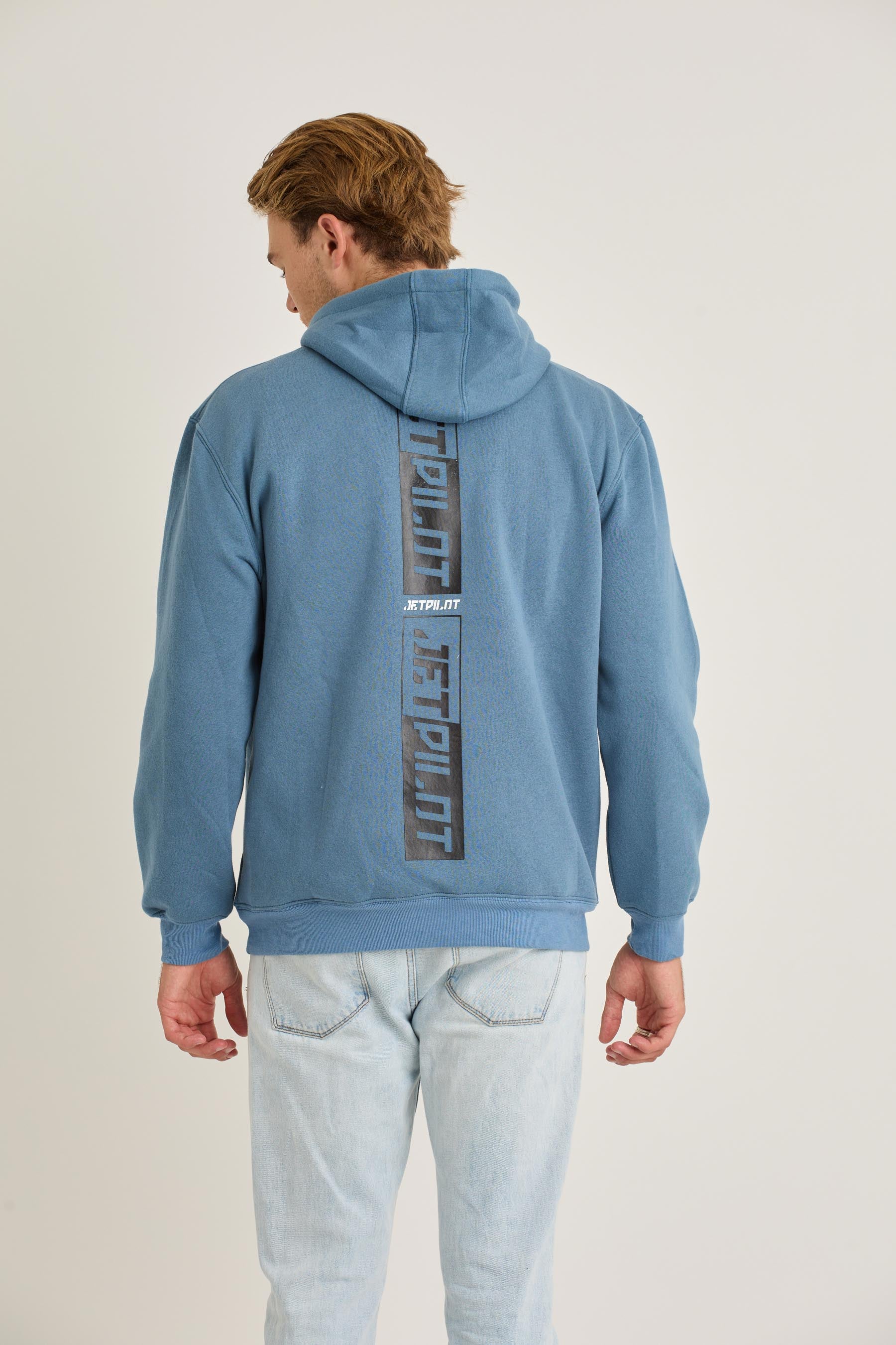 Jetpilot Freeride Mens Pullover - Blue - Image 4