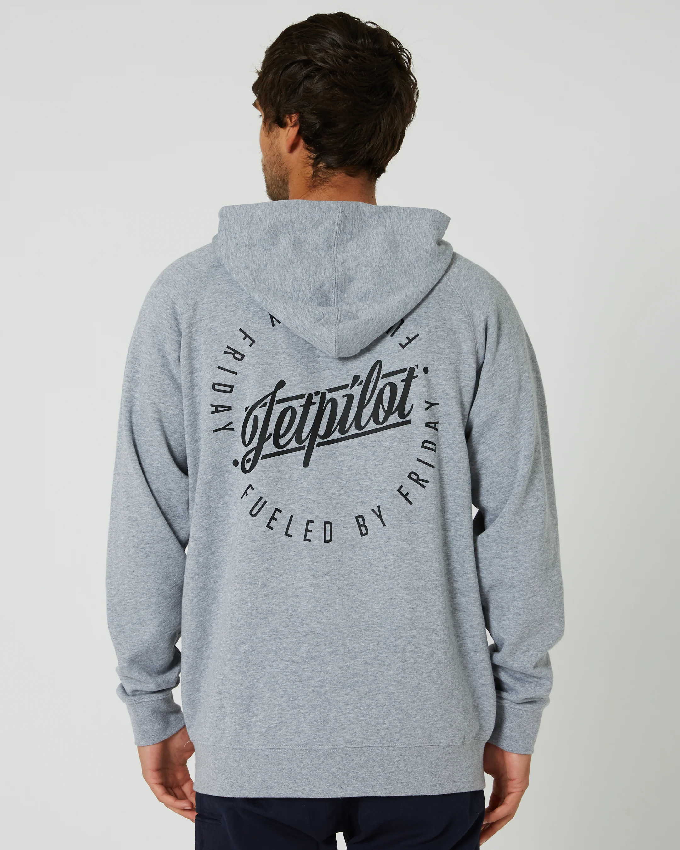 Jetpilot Friday Mens Zip-Up Hoodie - Heather - Image 5