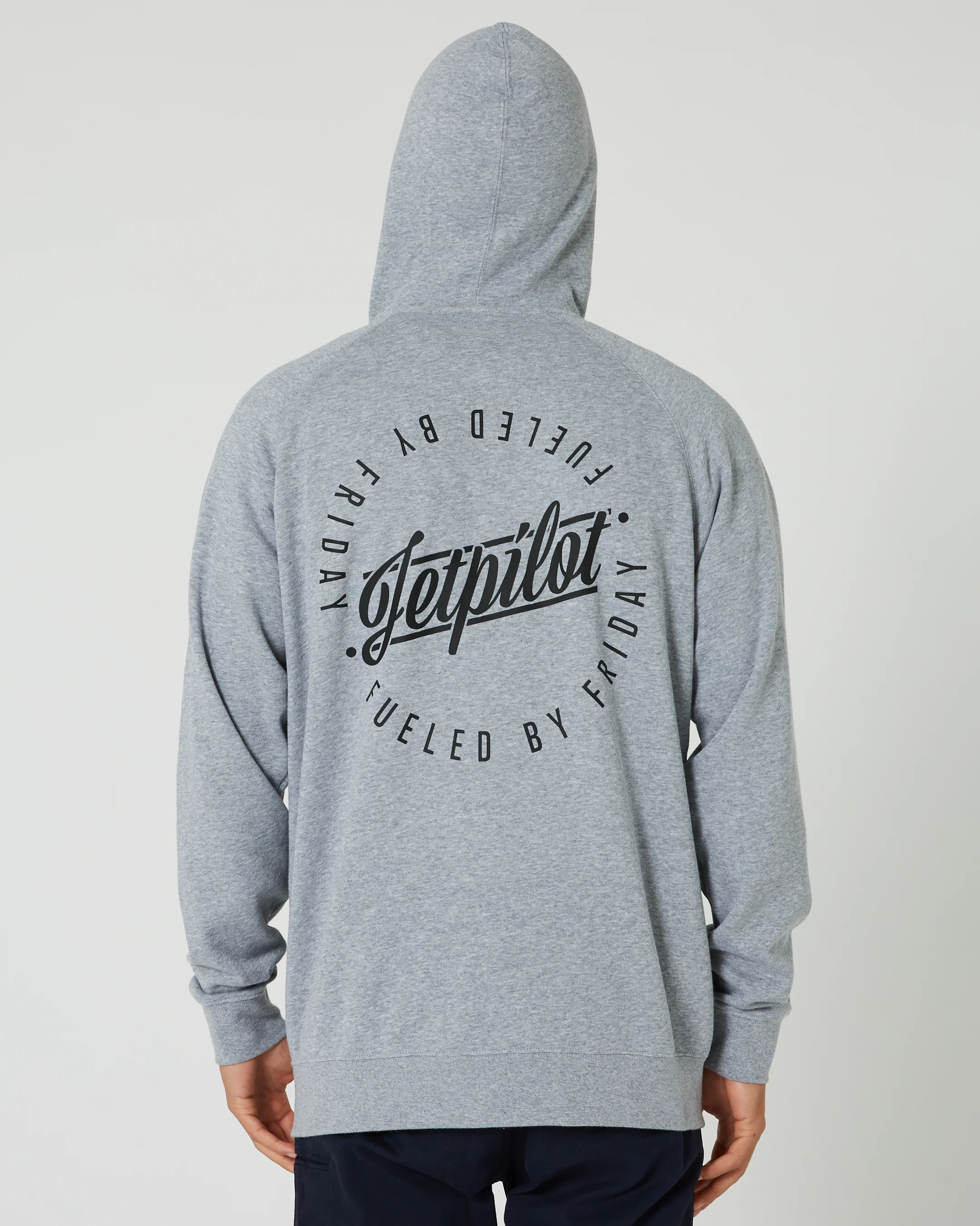 Jetpilot Friday Mens Zip-Up Hoodie - Heather - Image 7