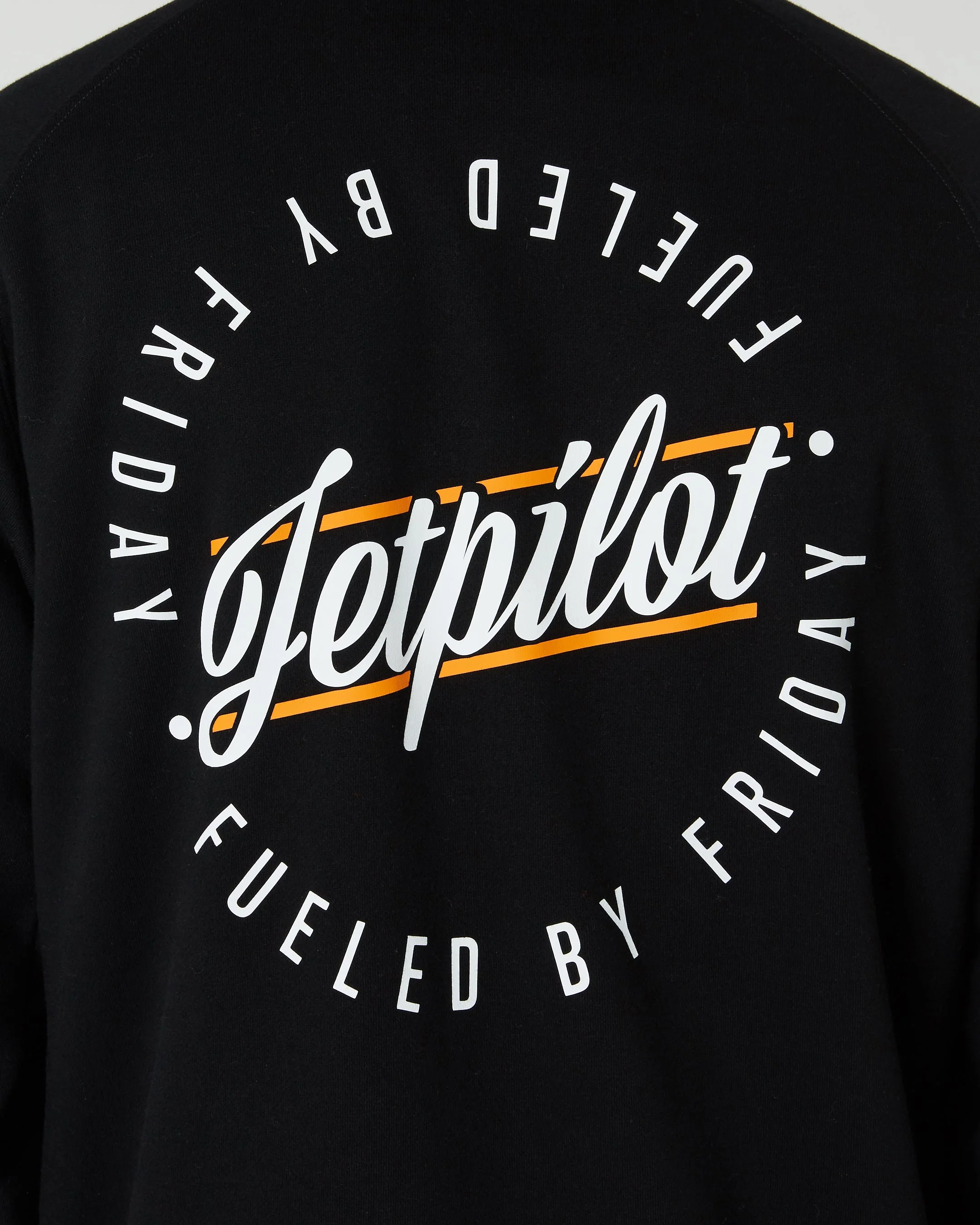 Jetpilot Friday Mens Zip-Up Hoodie - Black - Image 6