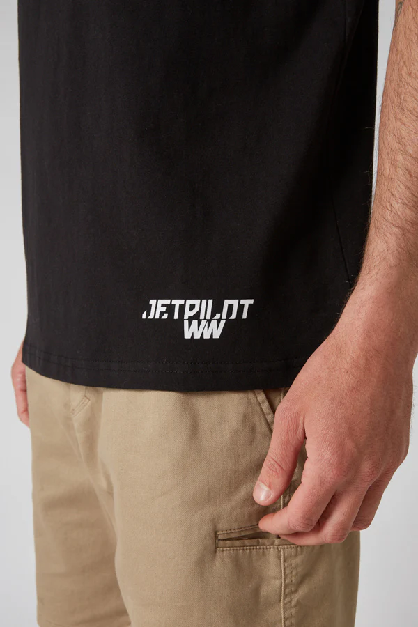 Jetpilot Fuel Low Hit Tee - Black - Image 4