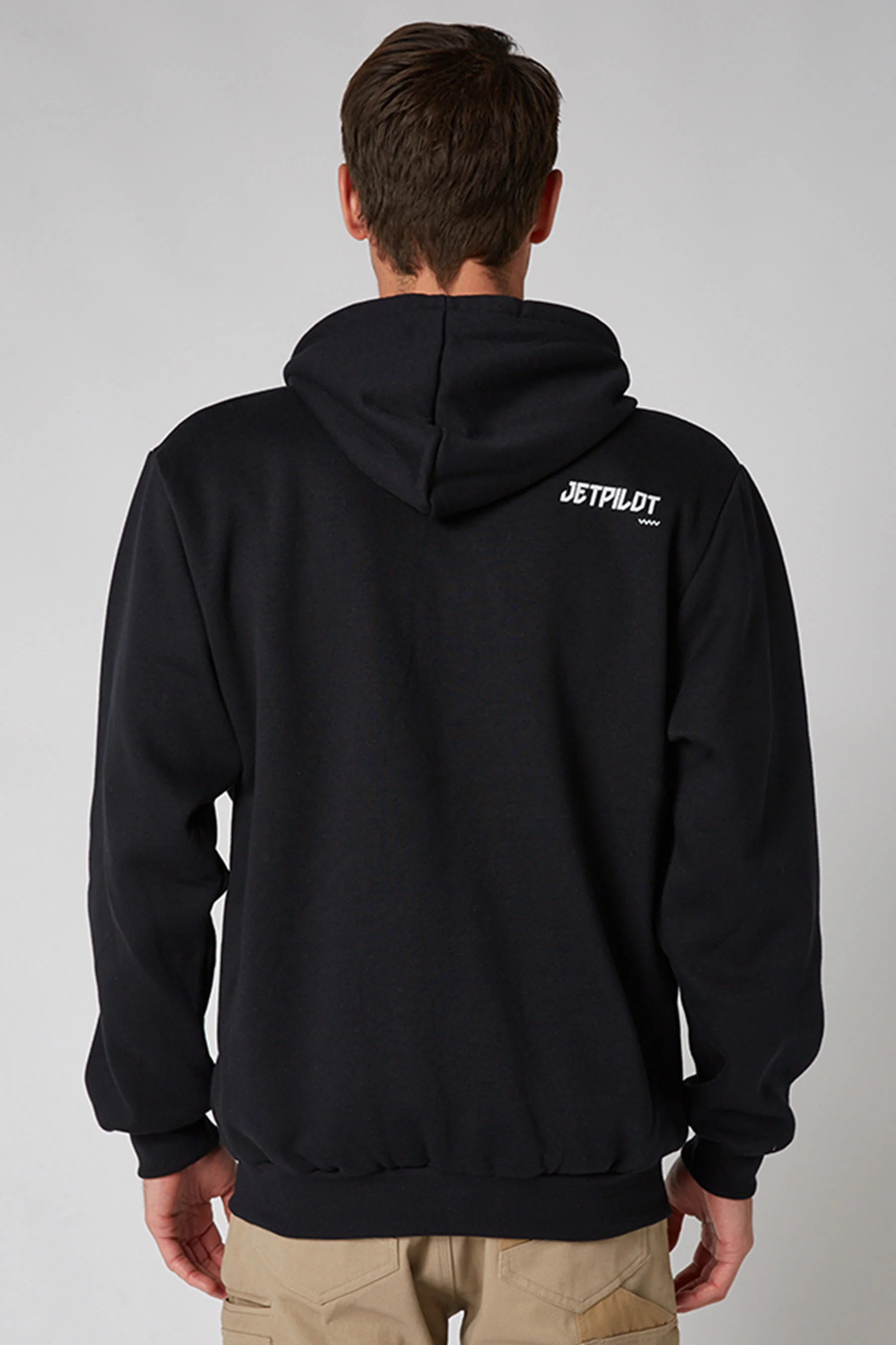 Fueled 2 Mens Zip Up Hoodie - Black - Image 3