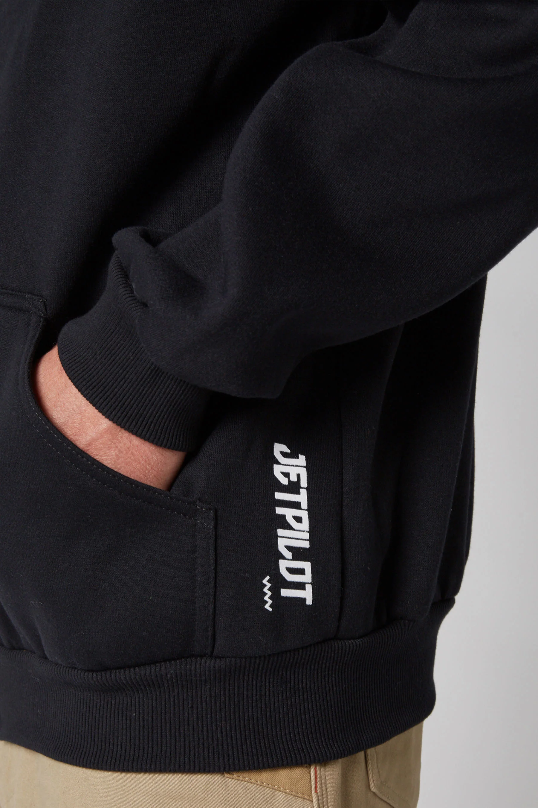 Fueled 2 Mens Zip Up Hoodie - Black - Image 4