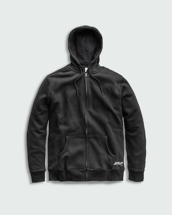 Fueled 2 Mens Zip Up Hoodie - Black - Image 7
