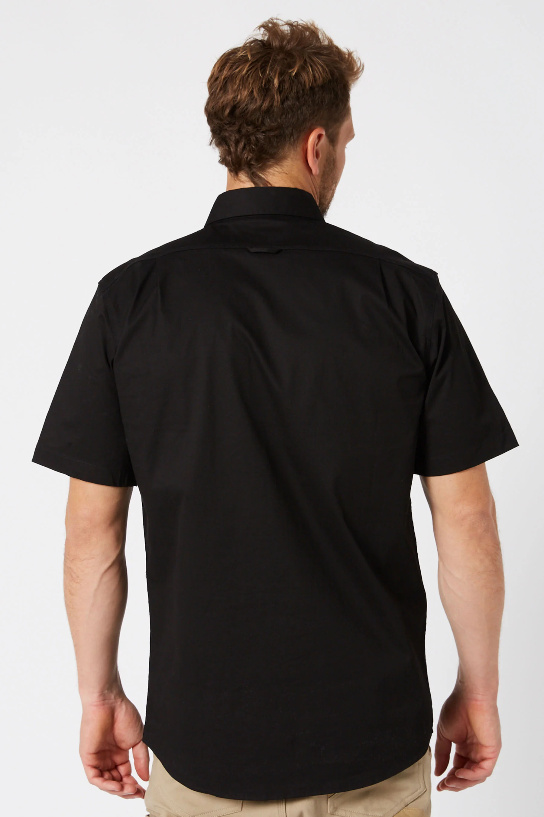 Fueled Mens Short Sleeve Shirt - Black - Image 3