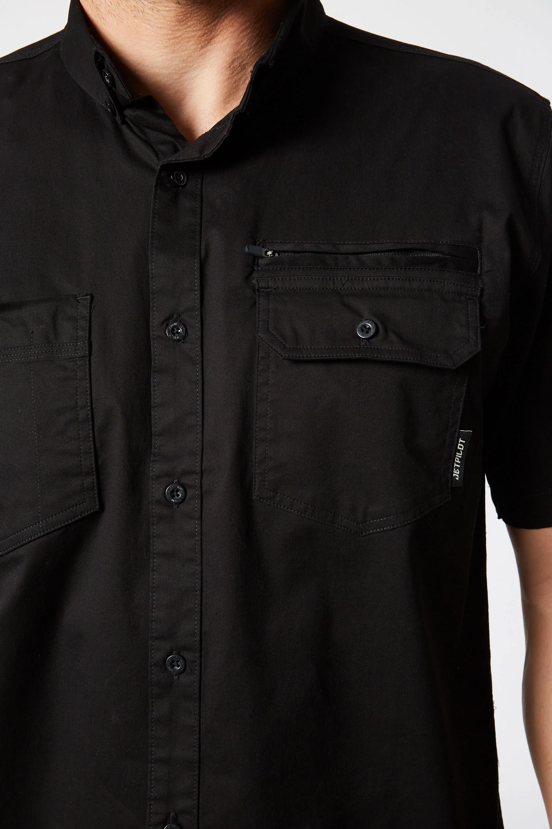Fueled Mens Short Sleeve Shirt - Black - Image 4