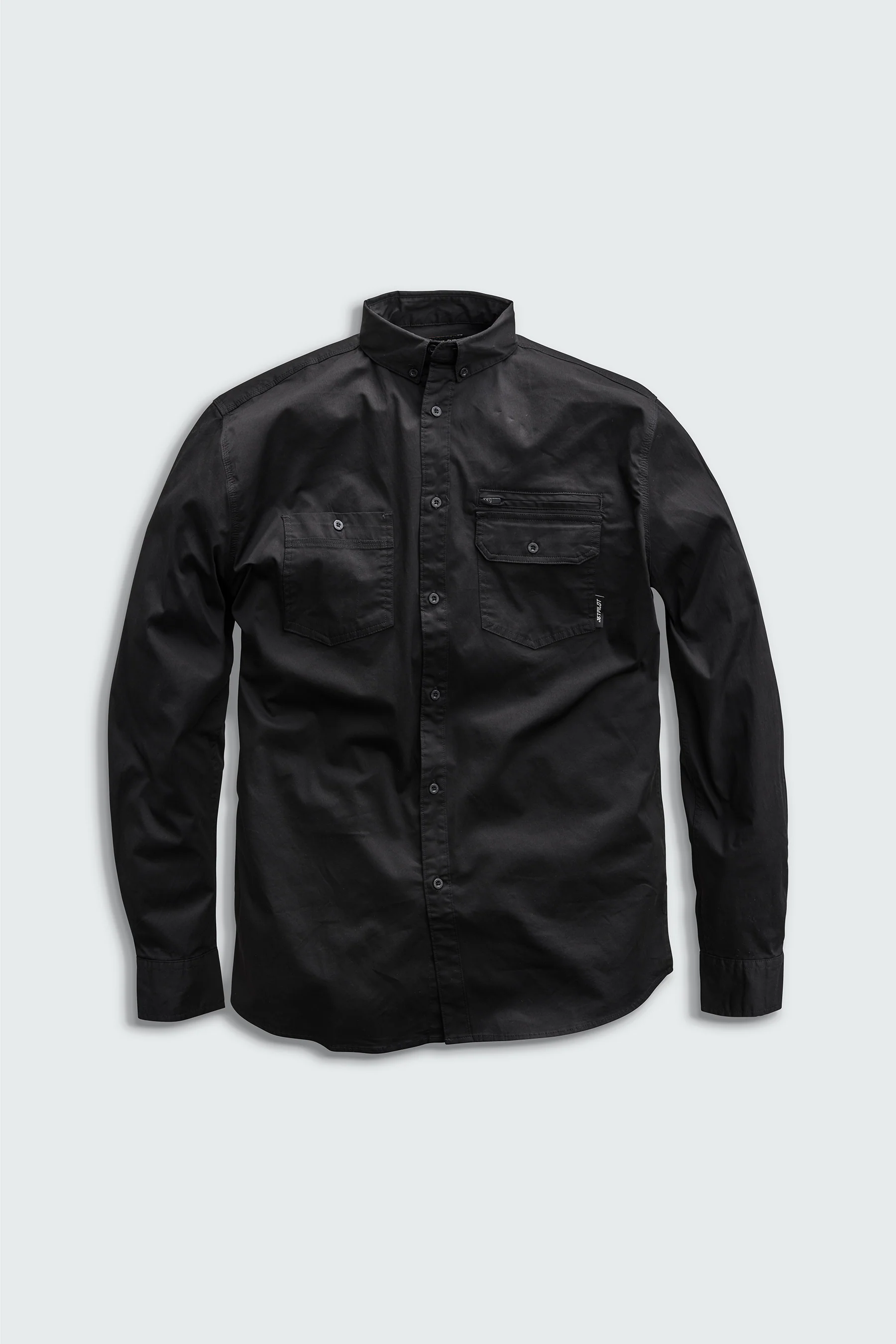 Fueled Mens Long Sleeve Shirt - Black - Image 5