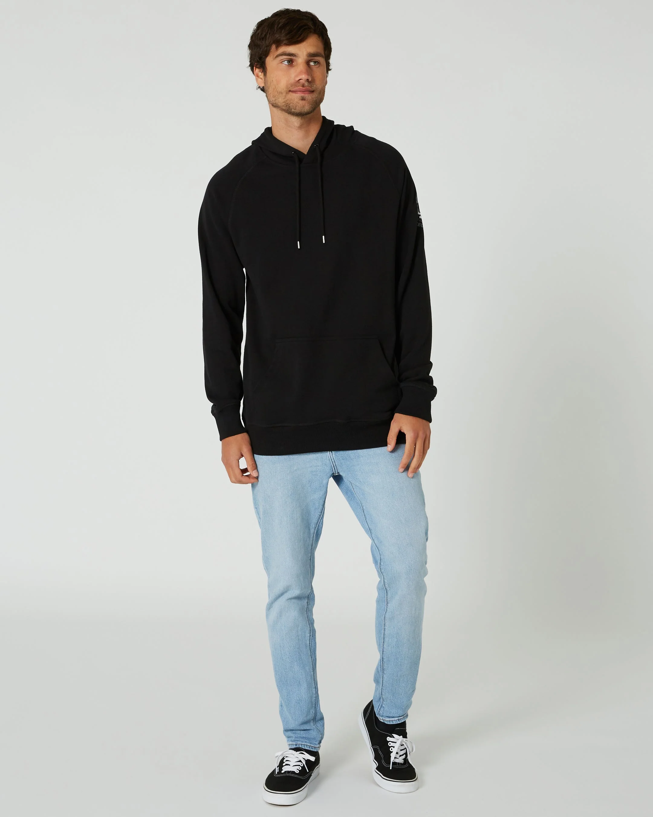 Jetpilot Global Mens Pullover Hoodie - Black - Image 4