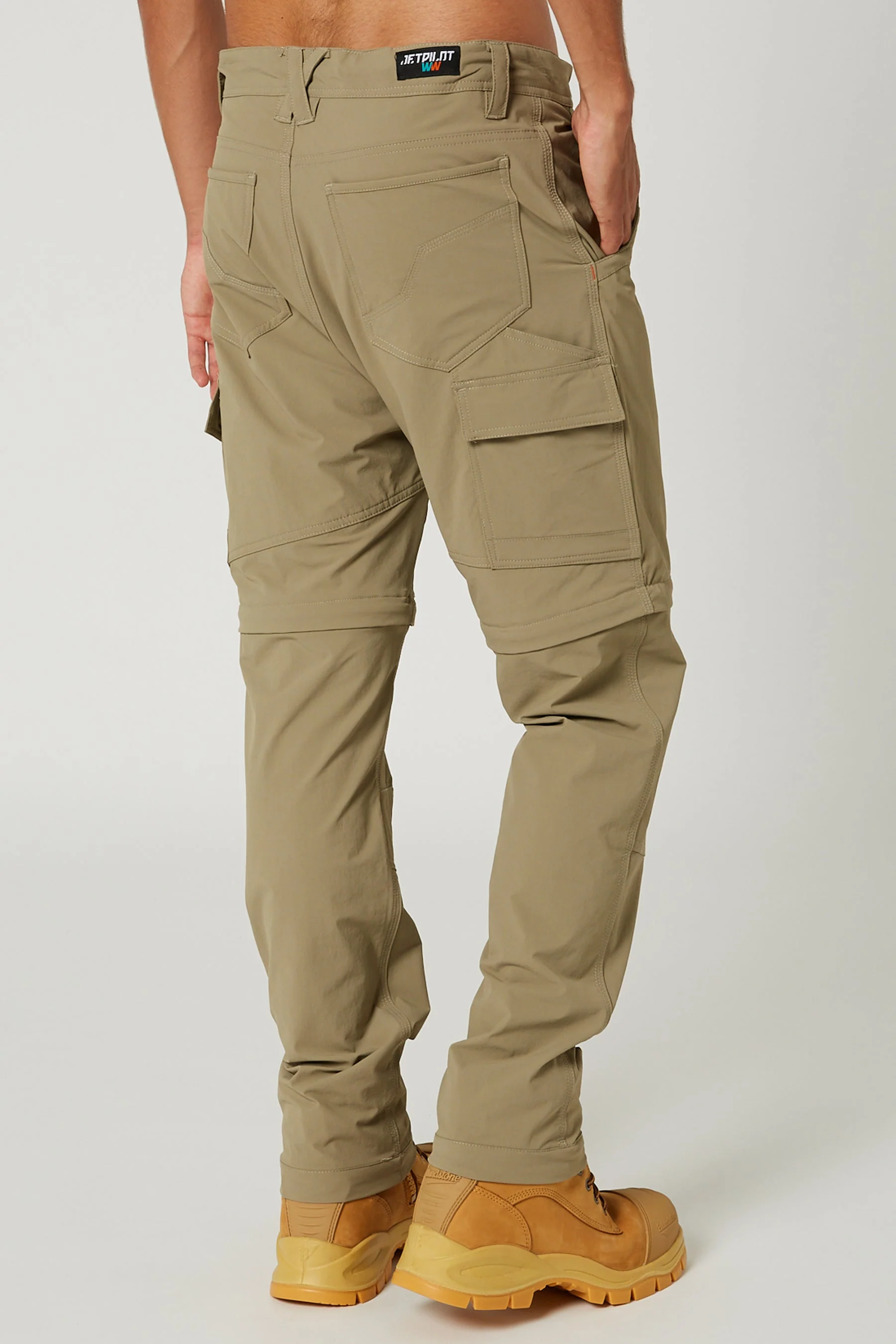 Jet-Lite 2In1 Zip Off Utility Pant - Khaki - Image 3