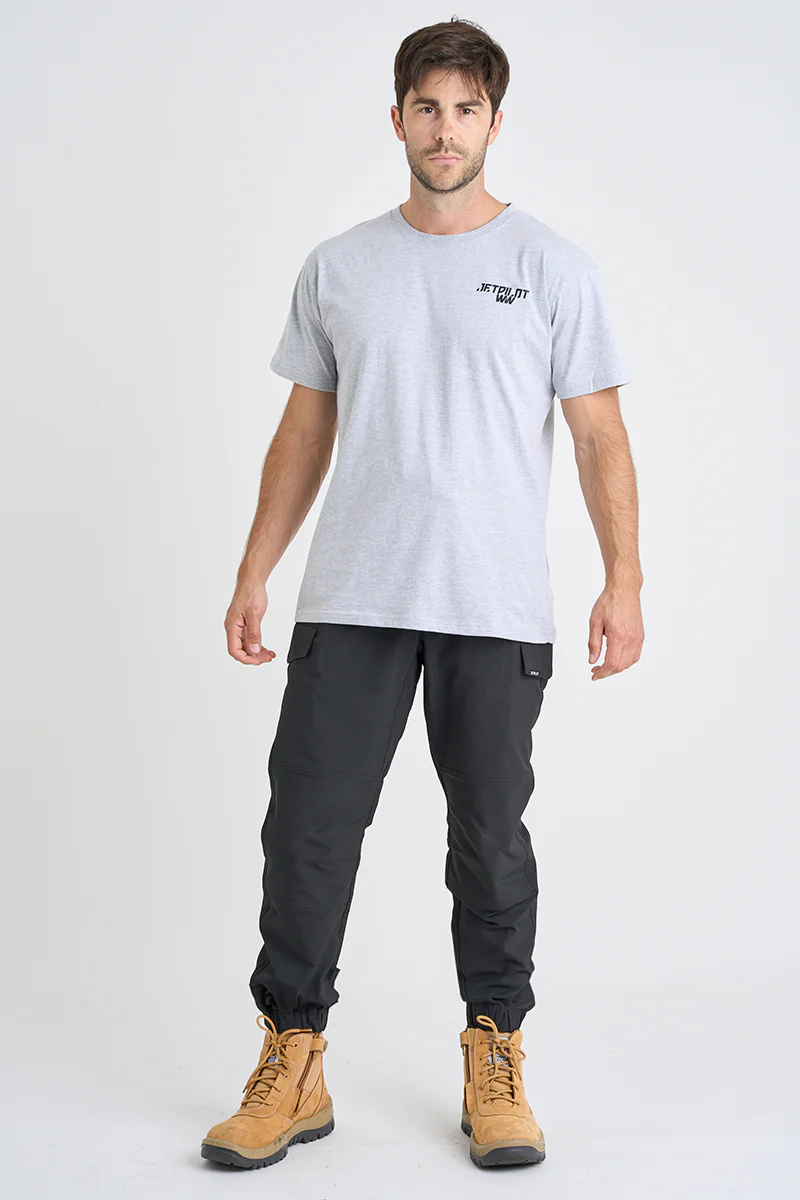Jet-Lite Hybrid Elastic Waist Cuff Pant - Black - Image 2