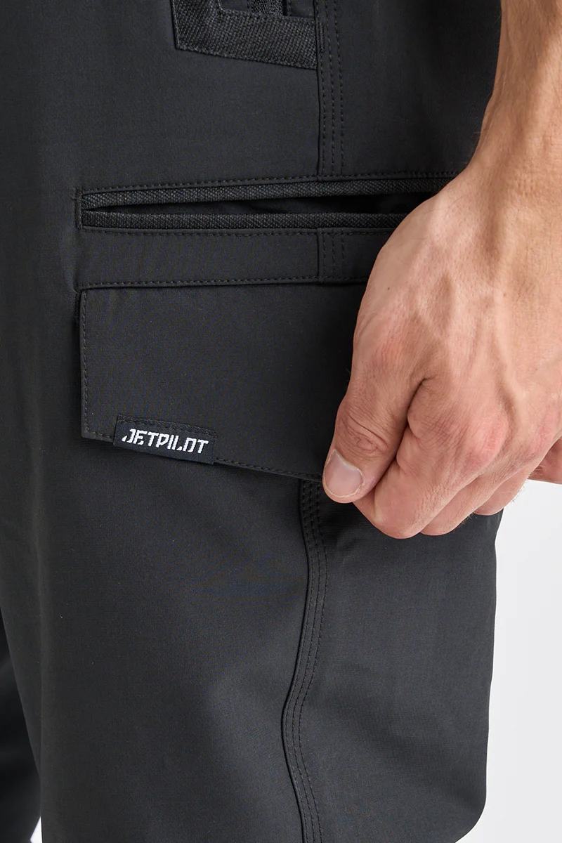 Jet-Lite Hybrid Elastic Waist Cuff Pant - Black - Image 7