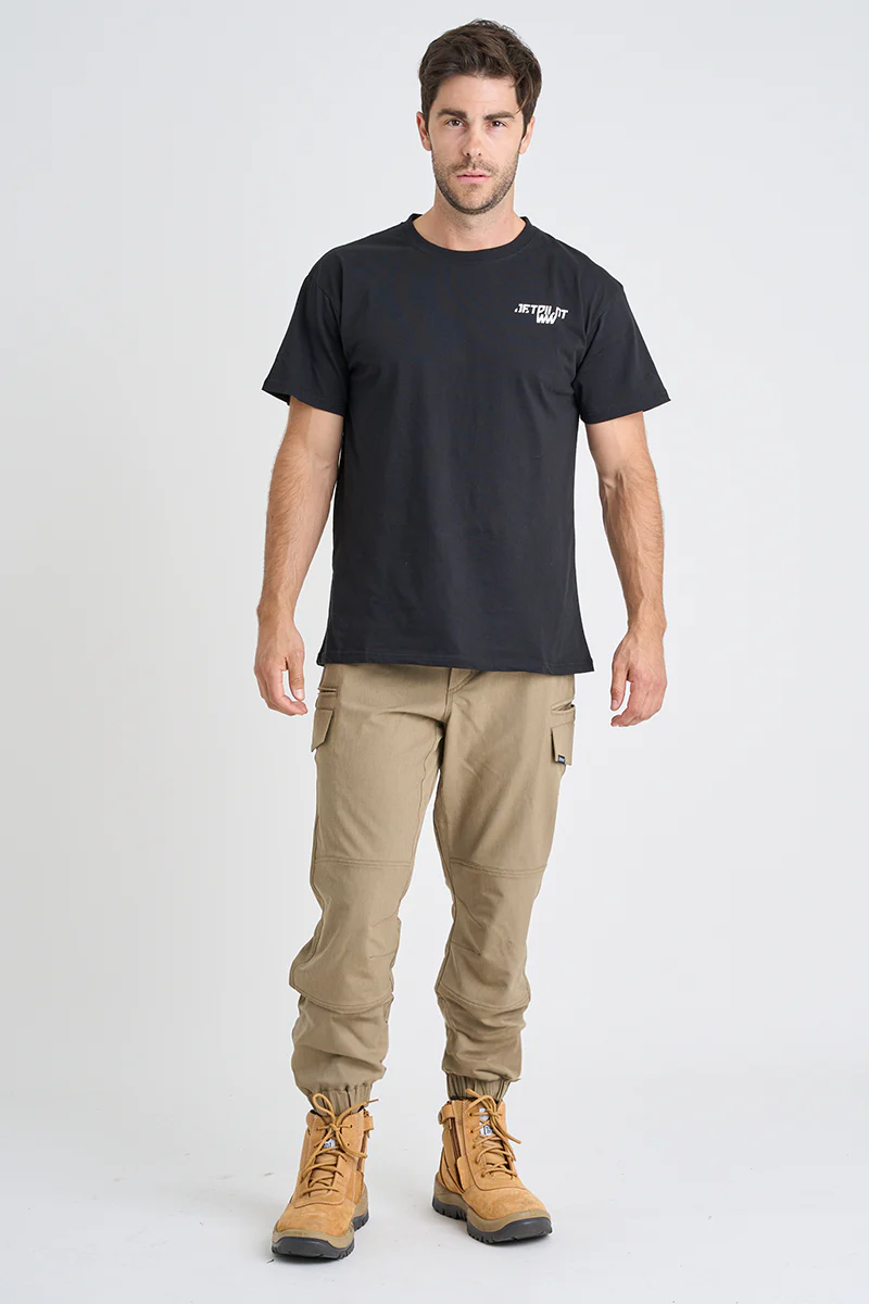Jet-Lite Hybrid Elastic Waist Cuff Pant - Khaki - Image 2
