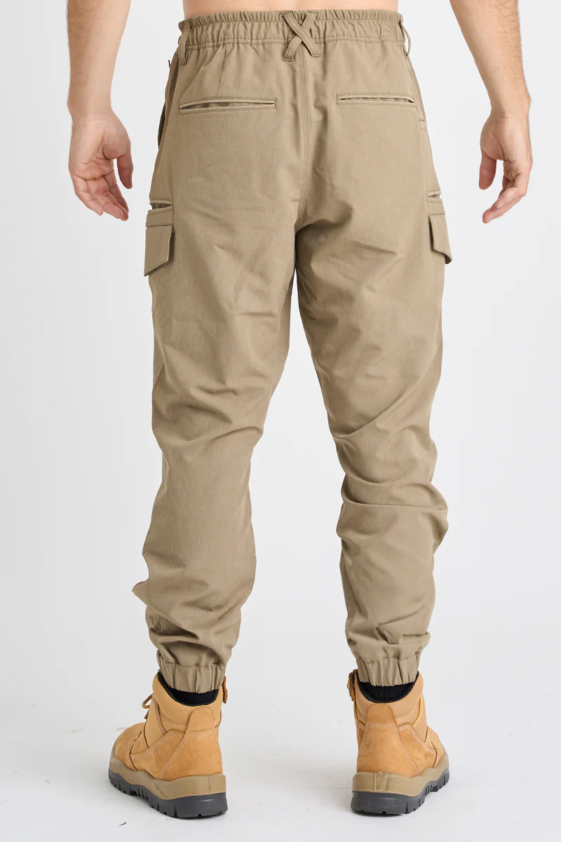 Jet-Lite Hybrid Elastic Waist Cuff Pant - Khaki - Image 4