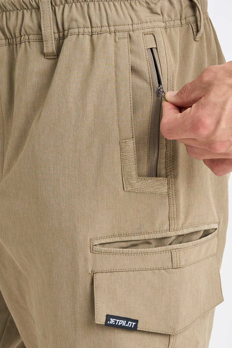 Jet-Lite Hybrid Elastic Waist Cuff Pant - Khaki - Image 6