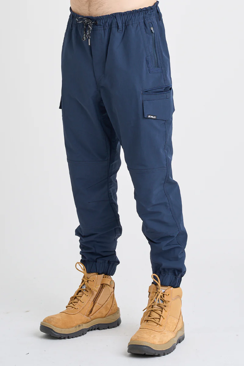 Jet-Lite Hybrid Elastic Waist Cuff Pant - Navy - Image 3