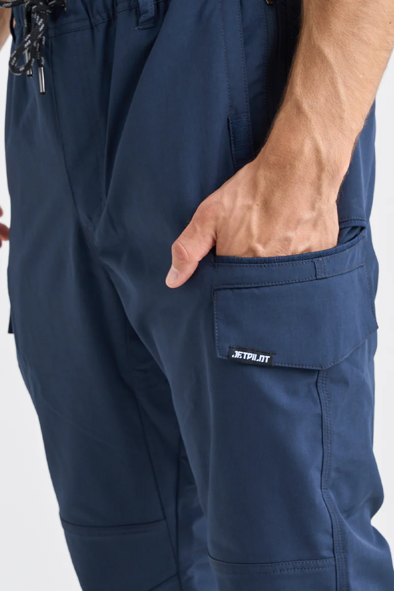 Jet-Lite Hybrid Elastic Waist Cuff Pant - Navy - Image 5