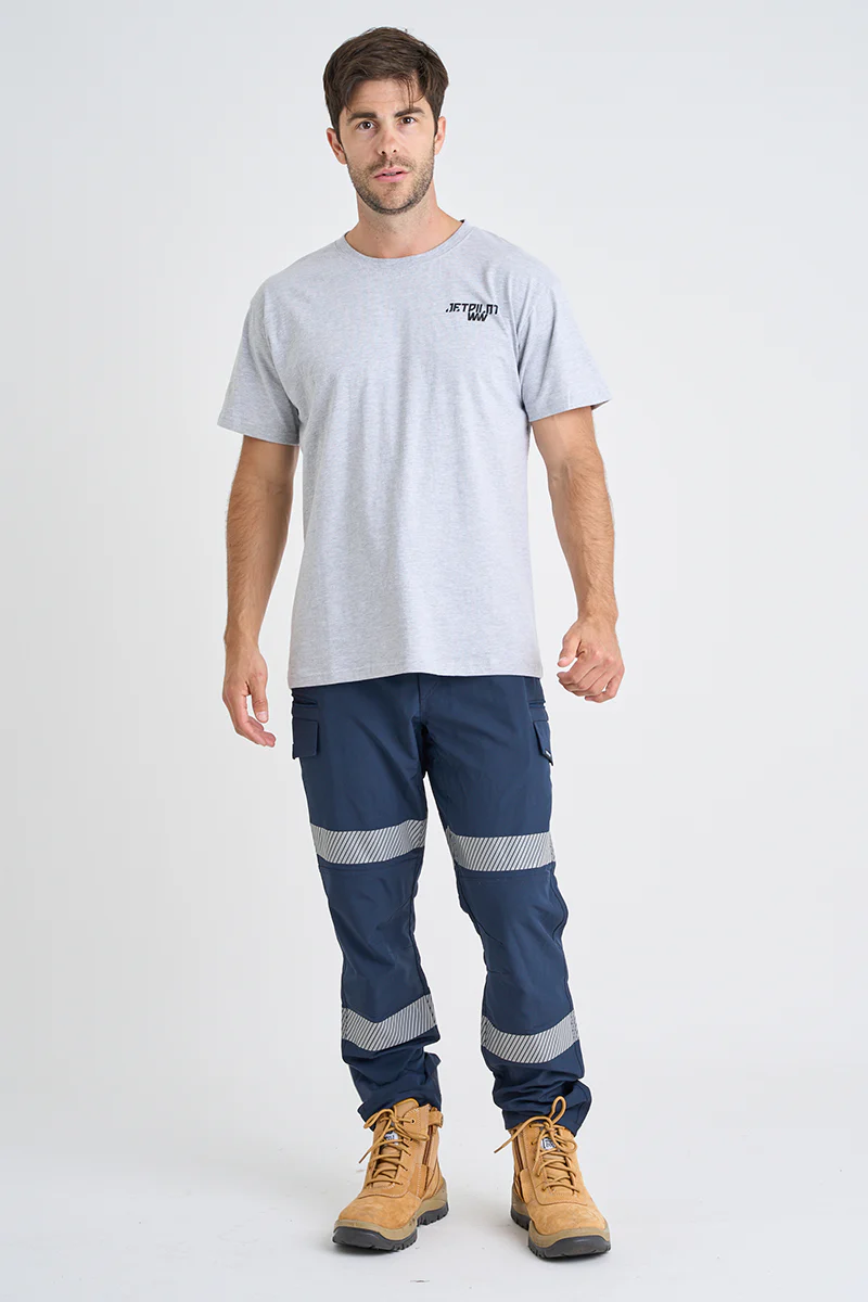 Jet-Lite Hybrid Taped Elastic Waist Pant - Navy - Image 2