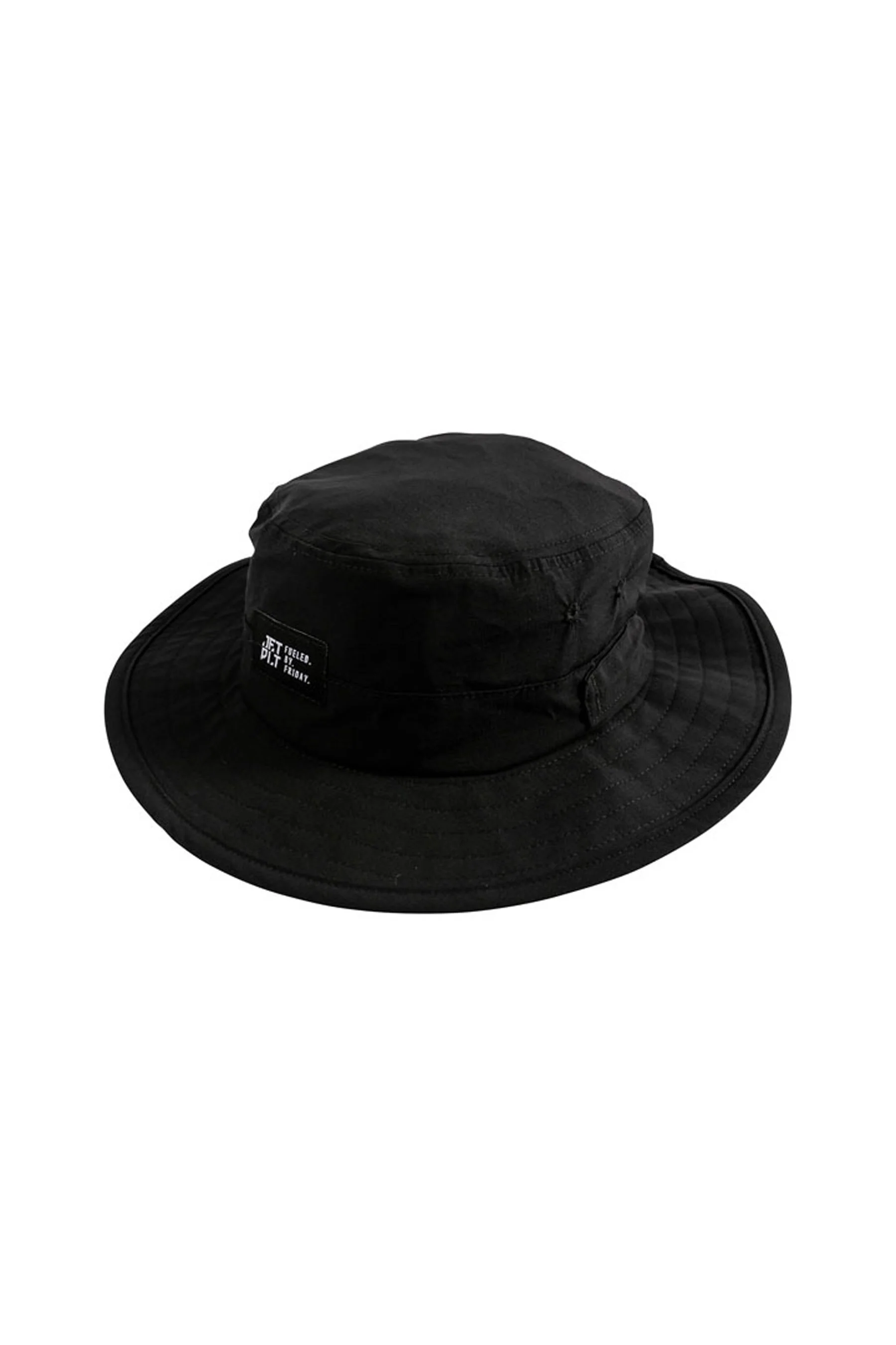 Jetpilot Jet-Lite Mens Wide Brim Hat - Black - Image 3