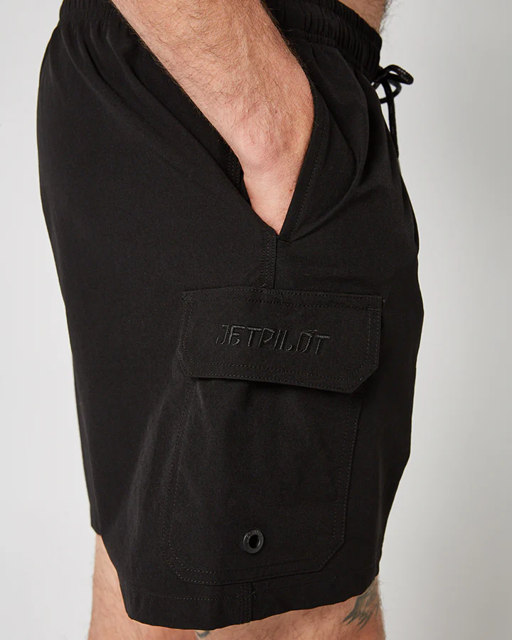 Jetpilot Jet-Lite Mens Elasticated Boardshort - Black - Image 5