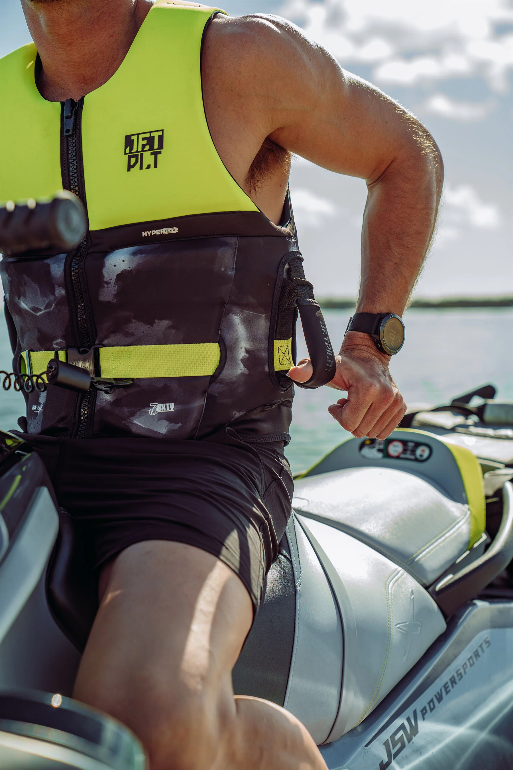 Jetpilot 360 Hyperflex Life Jacket - Yellow L50 - Image 3