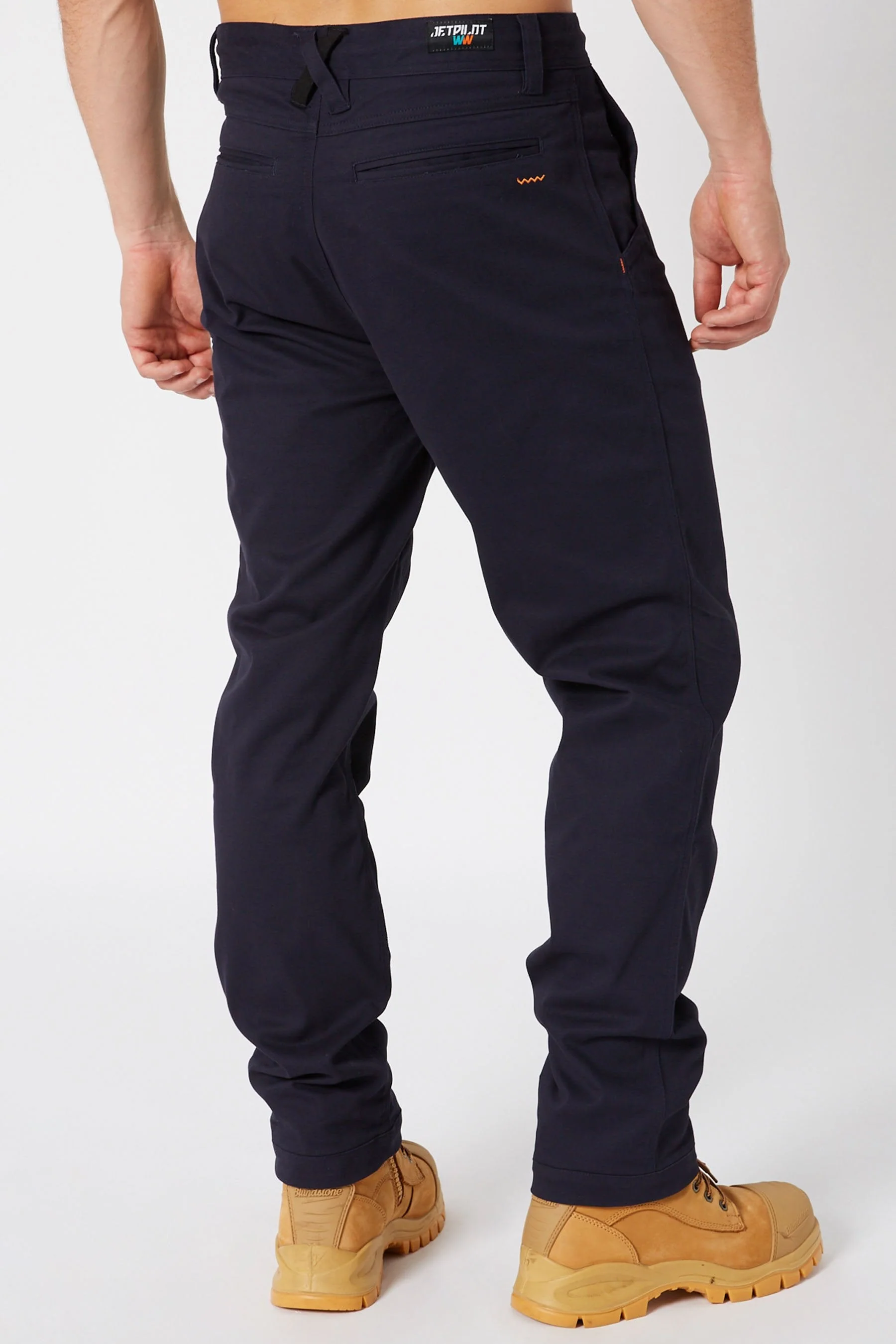 Jetpilot 5 Day Chino Mens Pant - Navy - Image 3