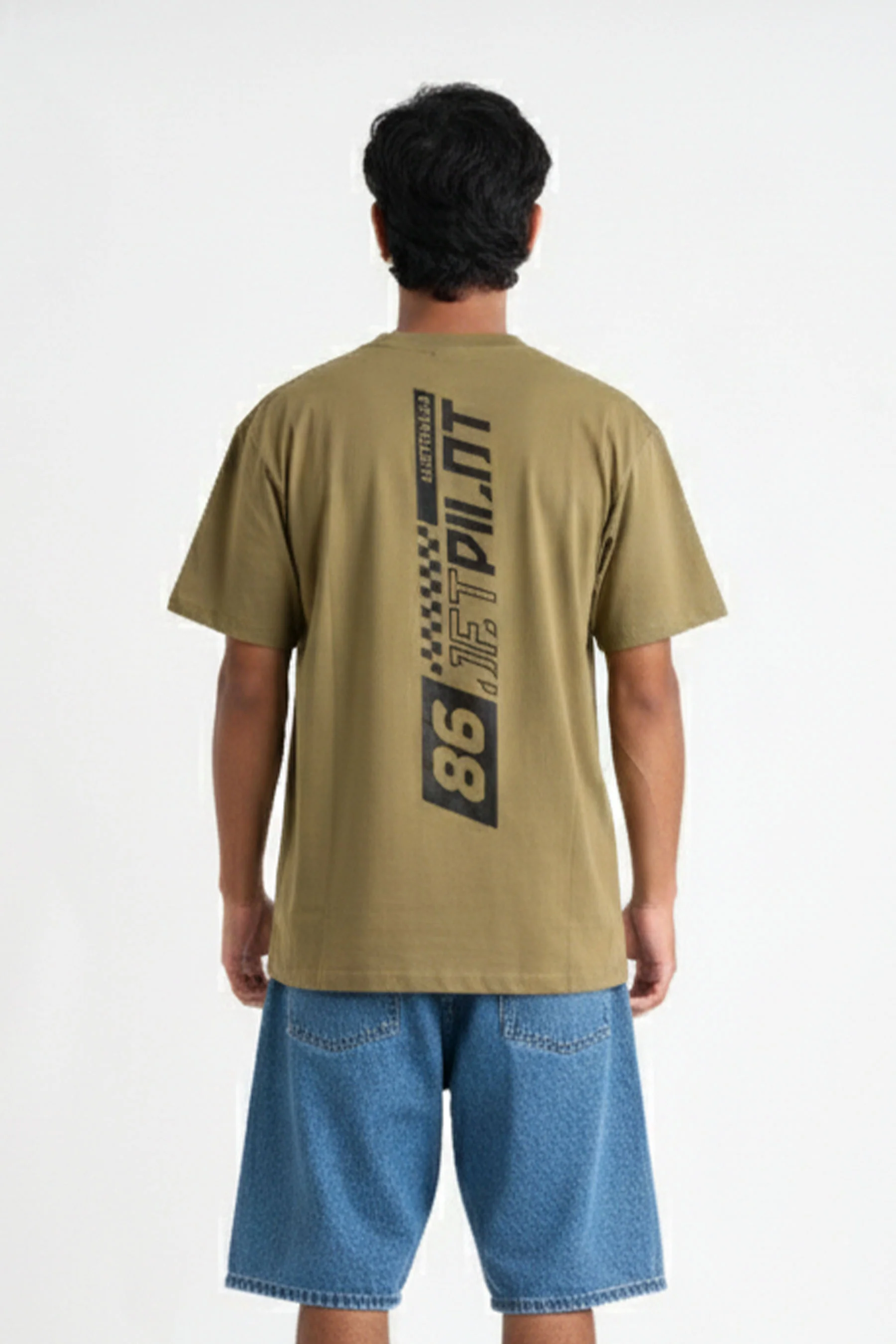 Jetpilot 86 Speedway Tee - Army - Image 2