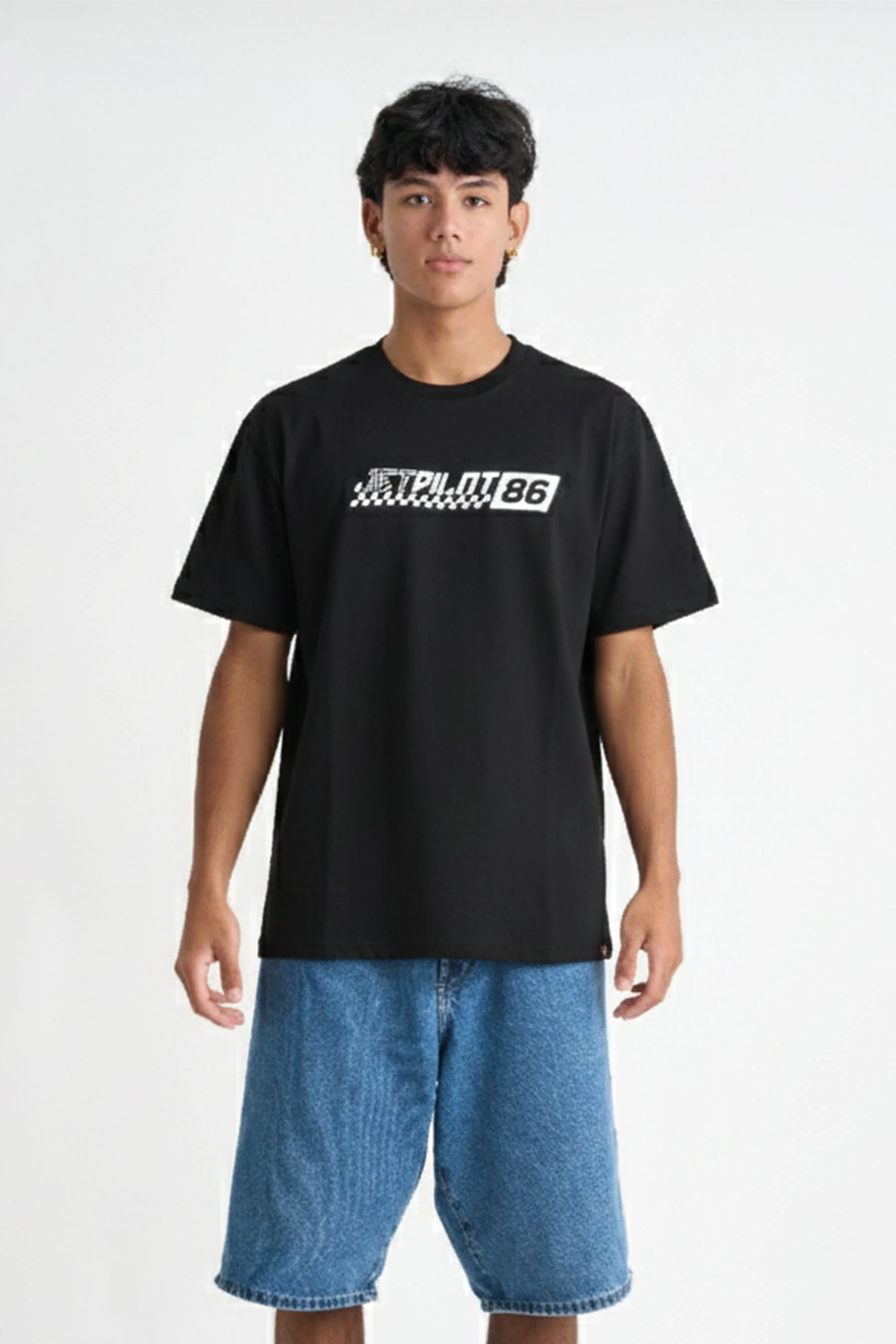 Jetpilot 86 Speedway Tee - Black