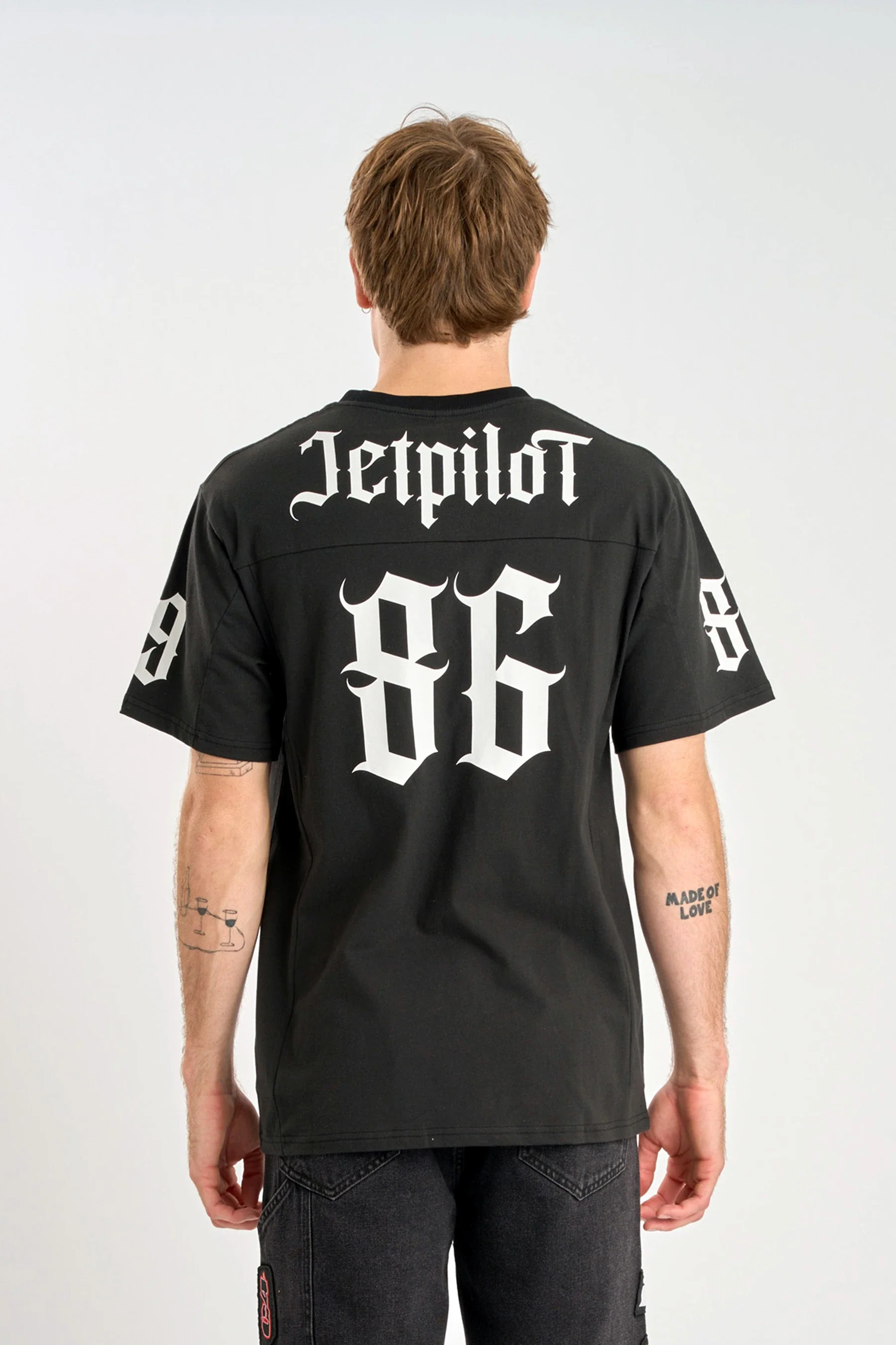 Jetpilot Battle Heavy Tee - Black - Image 4