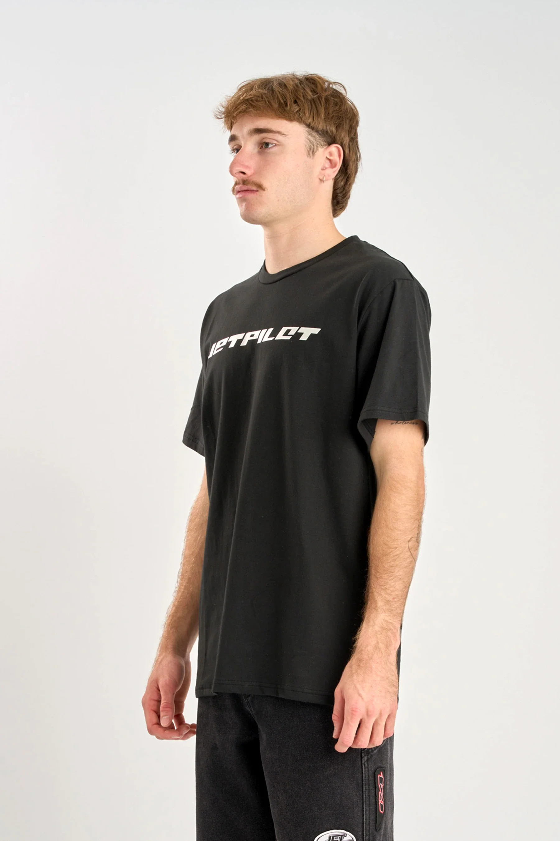 Jetpilot Blade Heavy Tee - Black/Silver - Image 3