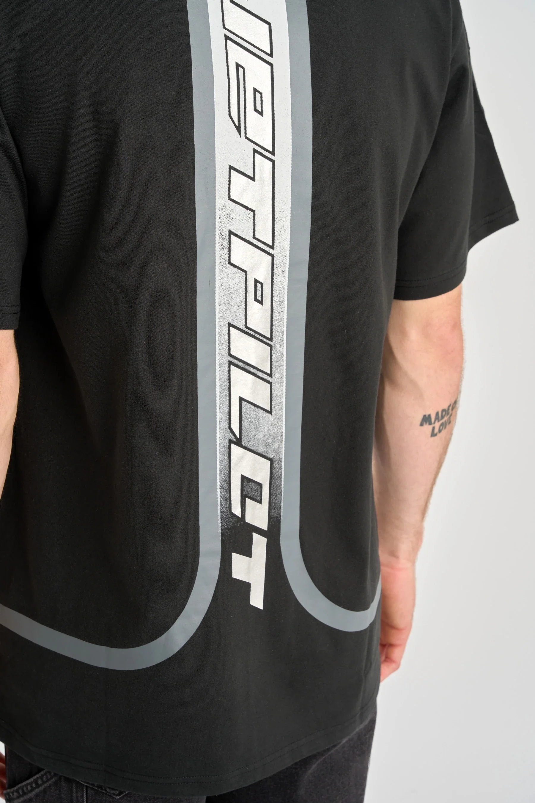 Jetpilot Blade Heavy Tee - Black/Silver - Image 5