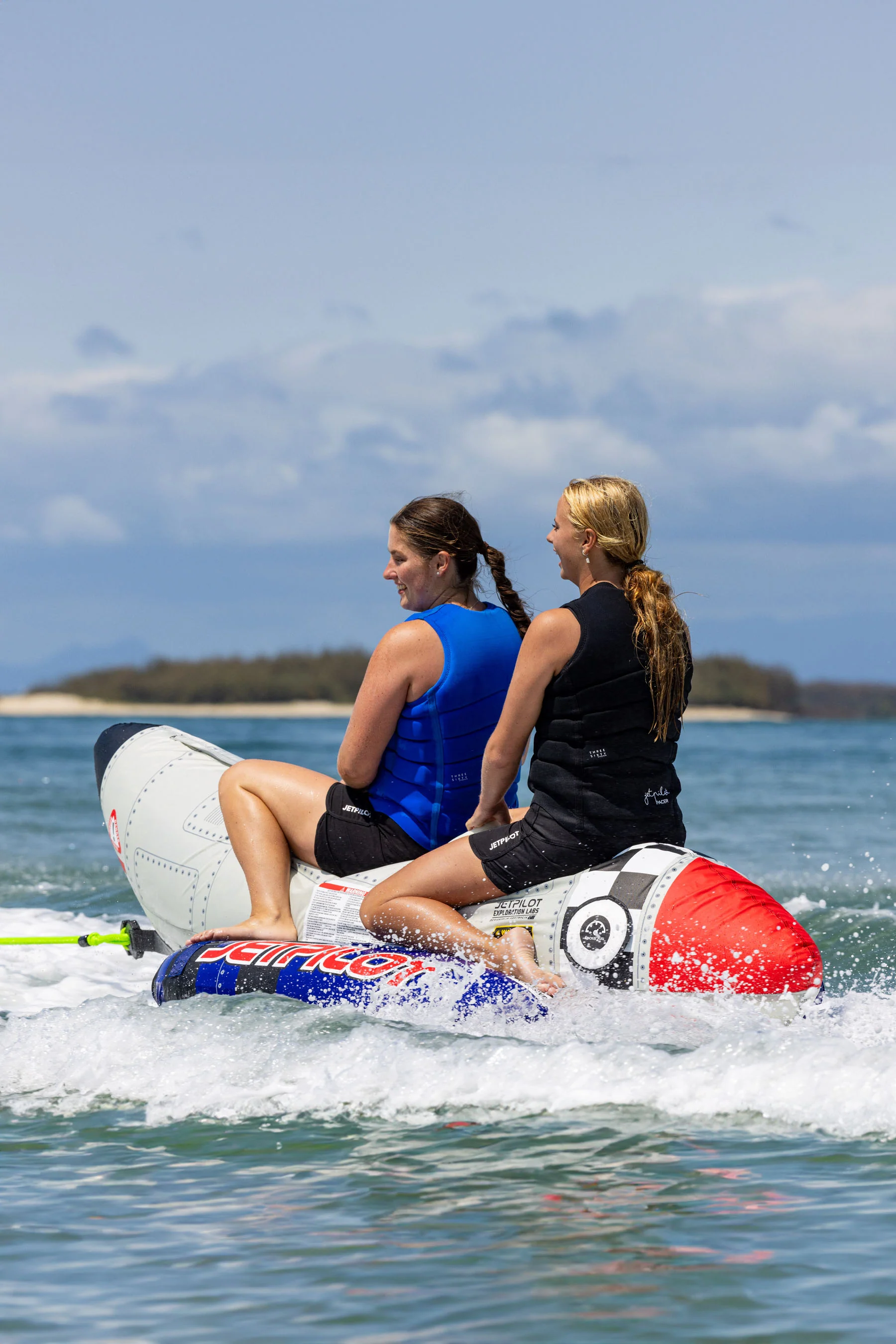 Jetpilot Blast Off 2 Person Towable Tube - Silver - Image 6