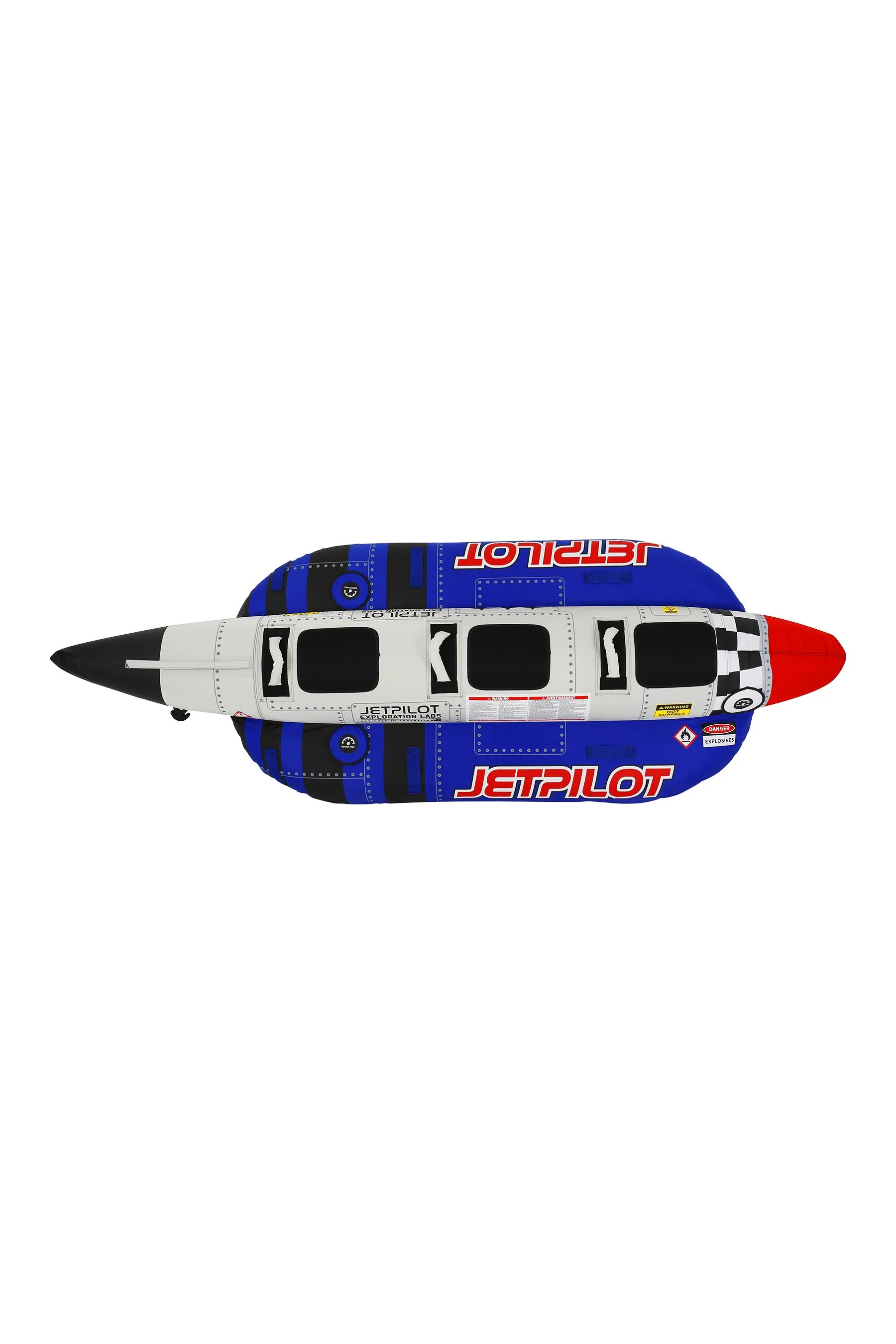 Jetpilot Blast Off 3 Person Towable Tube - Silver - Image 4