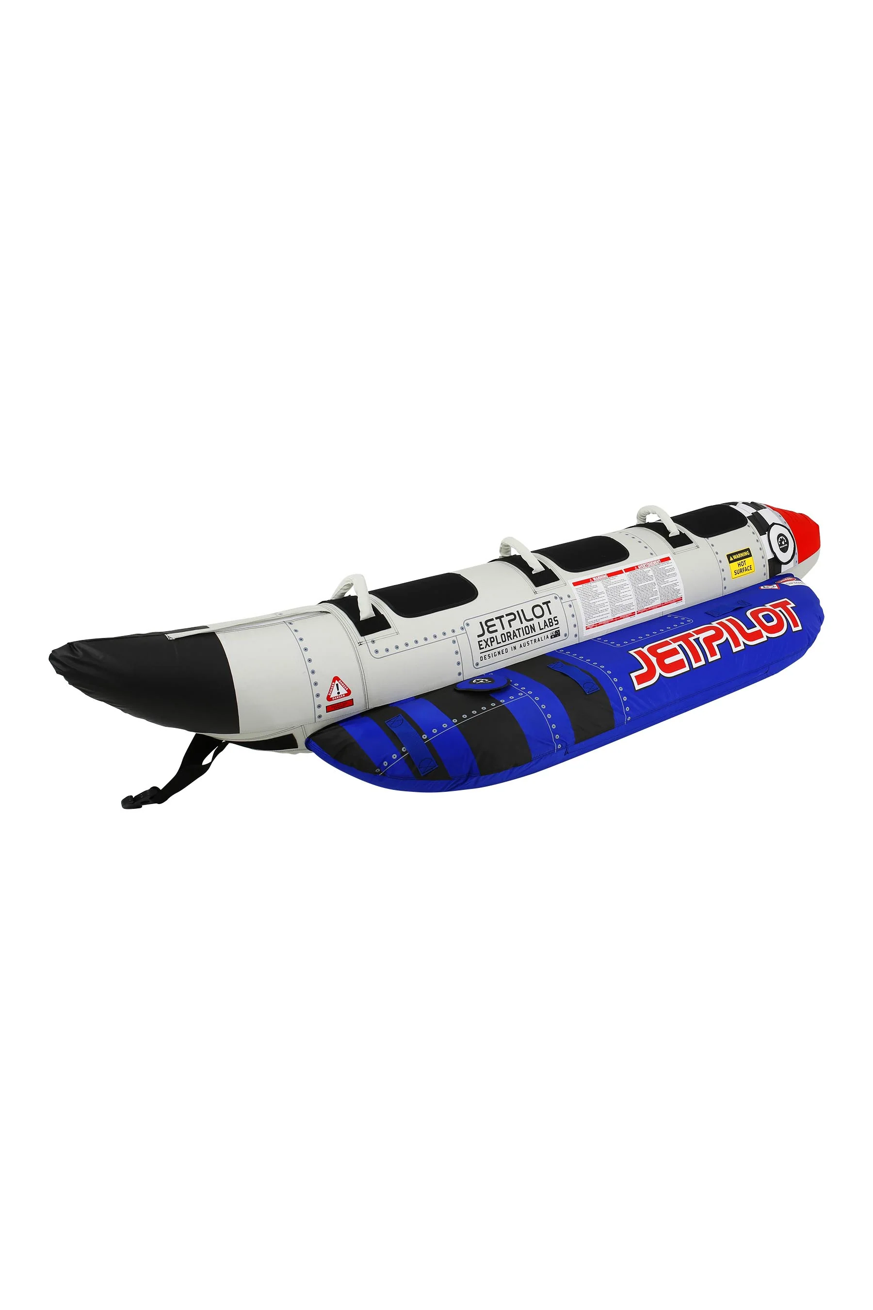 Jetpilot Blast Off 3 Person Towable Tube - Silver - Image 5