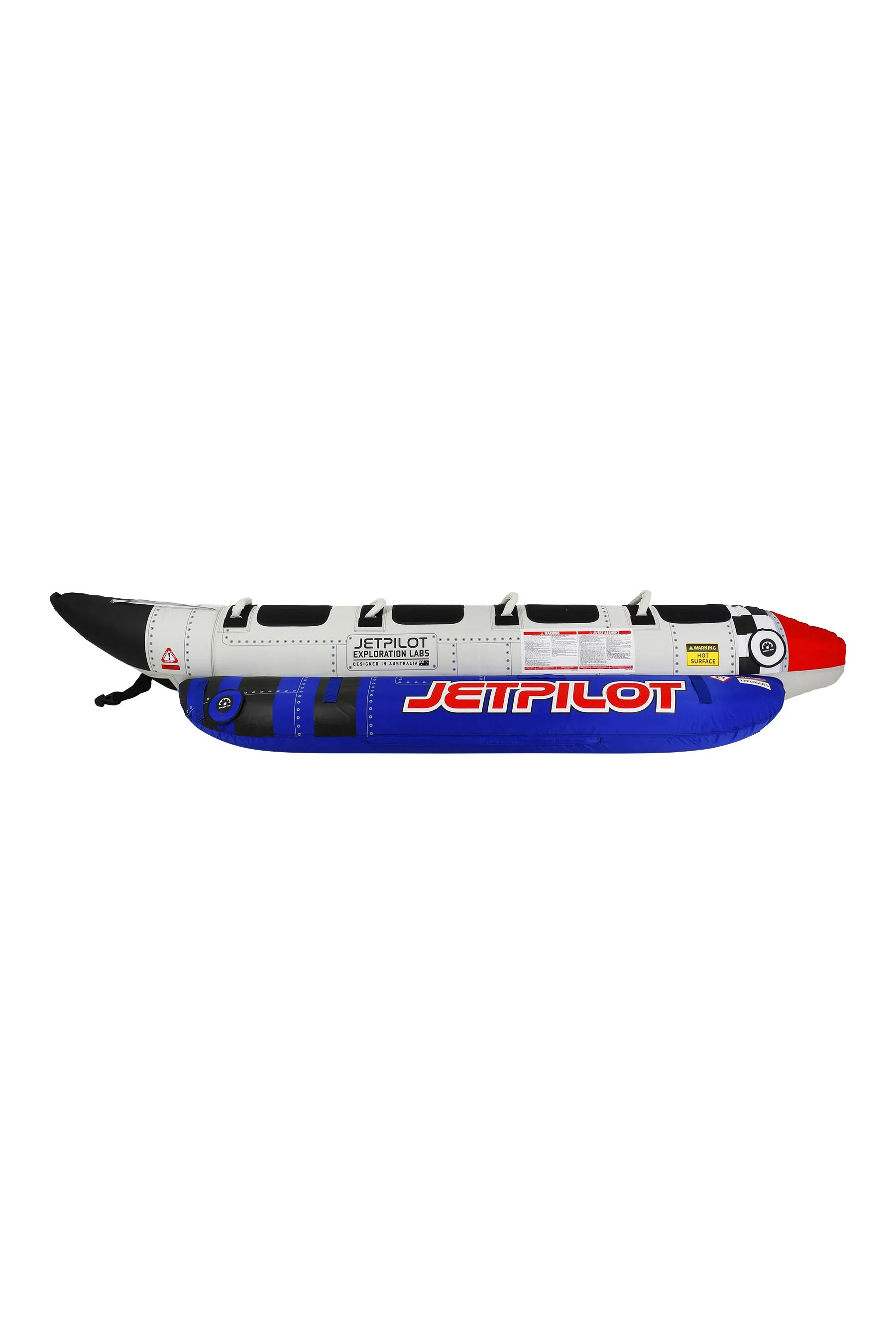 Jetpilot Blast Off 4 Person Towable Tube - Silver - Image 3